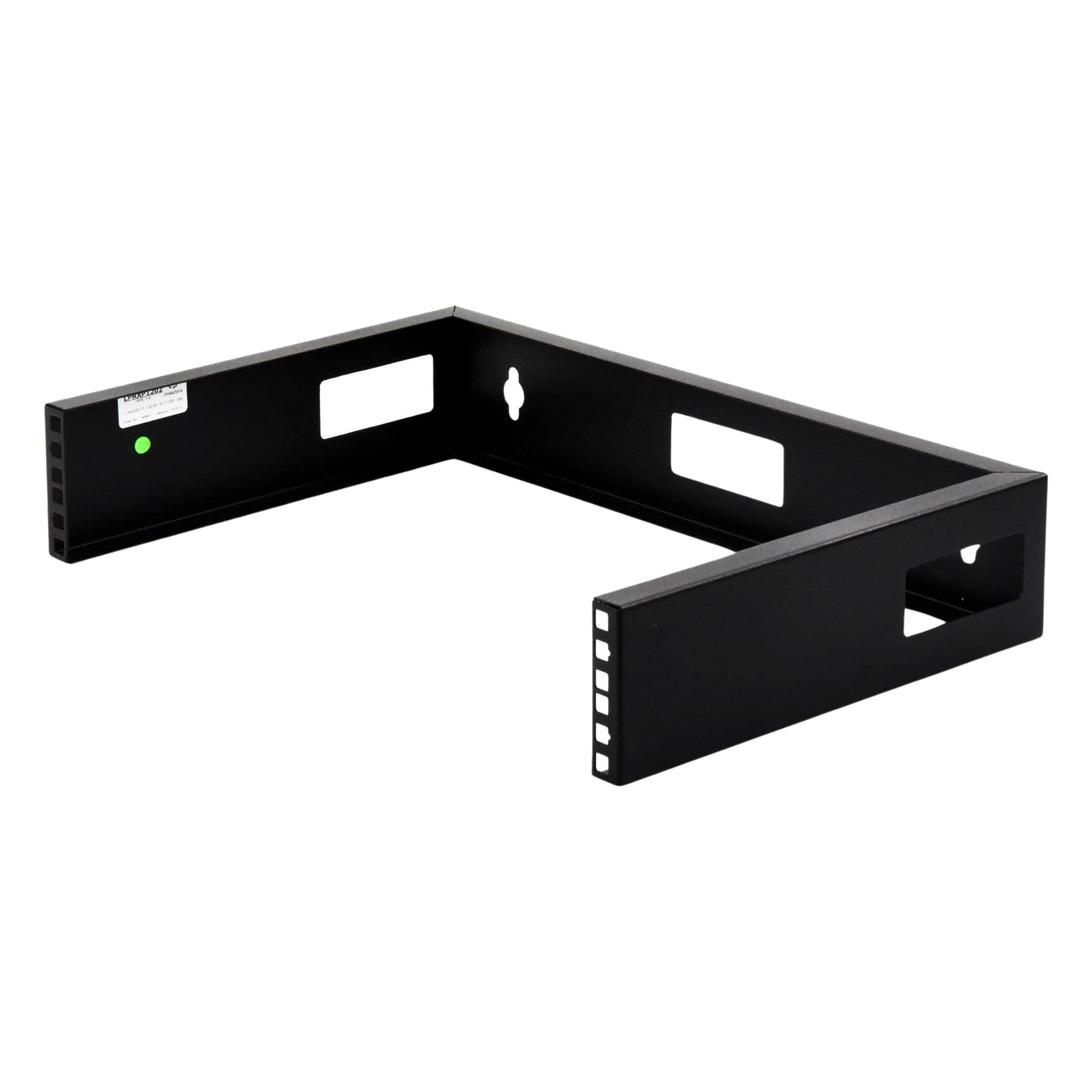 Rack Abierto de Pared / 19 Pulgadas / 2 Unidades de Rack / Profundidad 322 mm (1.06 ft) / Acero Calibre 18 / Peso 1.26 kg