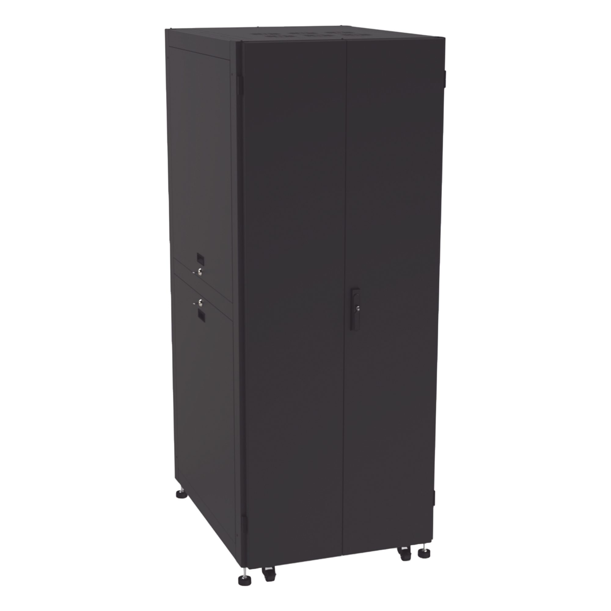 Gabinete Rack 19" / 42UR / 800 x 1000 mm / Acero / Carga 1268 kg / Puerta con Cristal Templado