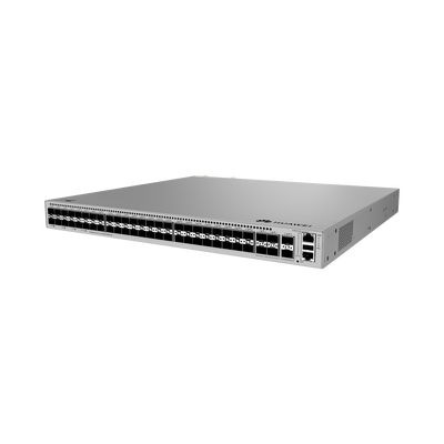 Switch Empresarial Core Gigabit Administrable  Capa 3 / 48 puertos 1GE SFP / 4 Puertos 10GE SFP+ Uplink / 2 Puertos 10GE SFP+ (Stack) / ERPS / Ruteo Dinamico (RIP, OSPF, IS-IS y BGP)  / iStack / Administración Nube Gratis