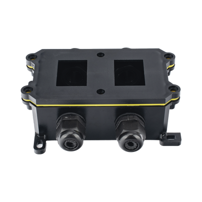 Caja de Plástico ABS/PA66 para Interruptores AccessPRO /  Compatible con los Interruptores APB-0 Series / IP65 / 4 Puertos de Conexión