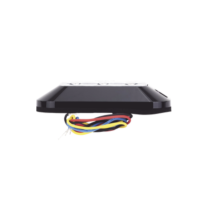 Luz Auxiliar LED / 3 LEDs Alta Intensidad / 21 Patrones Programables / IP67 / 12-24 VCC / Azul