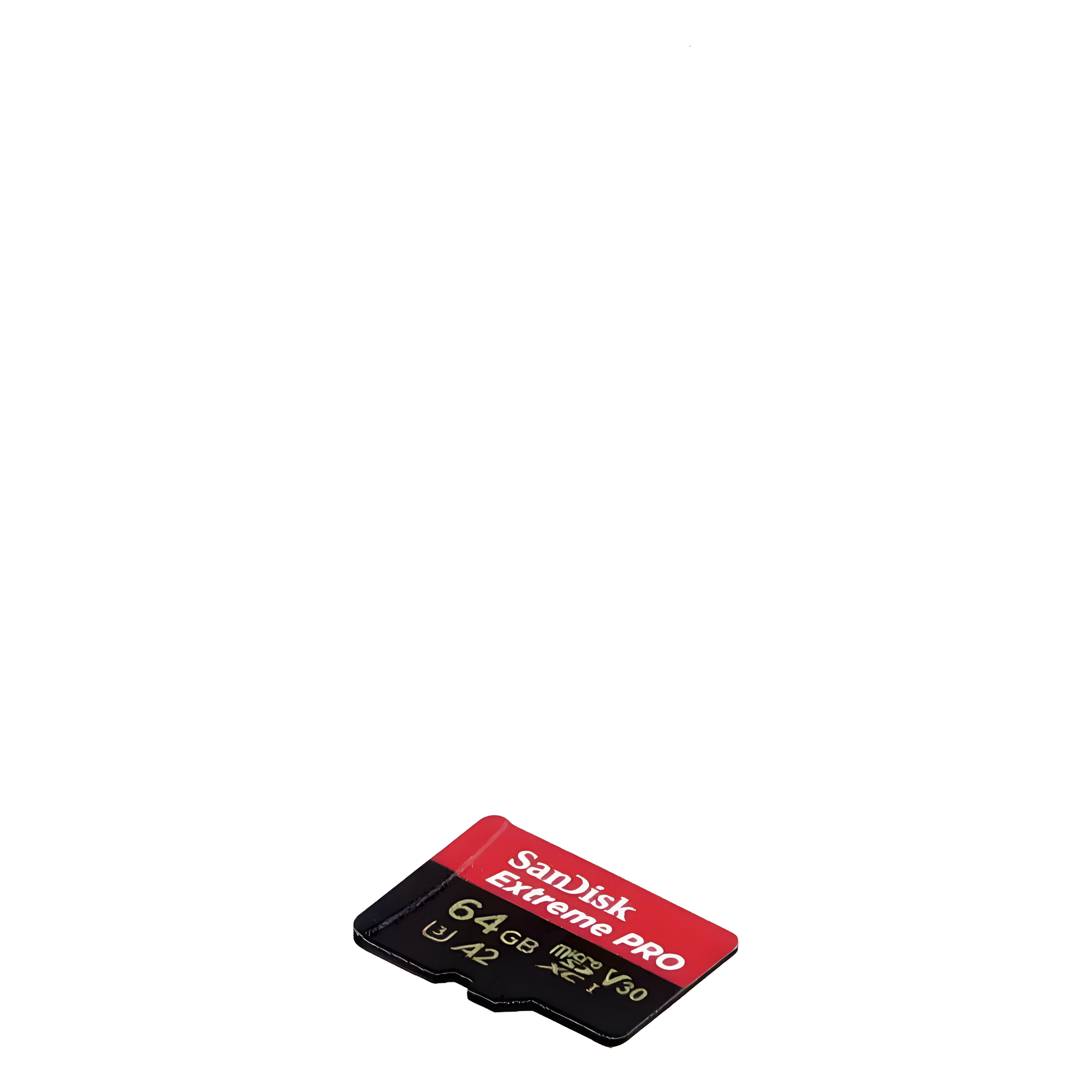 Tarjeta MicroSD / 64GB / Lectura 170 MB/s / Escritura 90 MB/s / Clase A2 U3 V30 / Incluye Adaptador SD