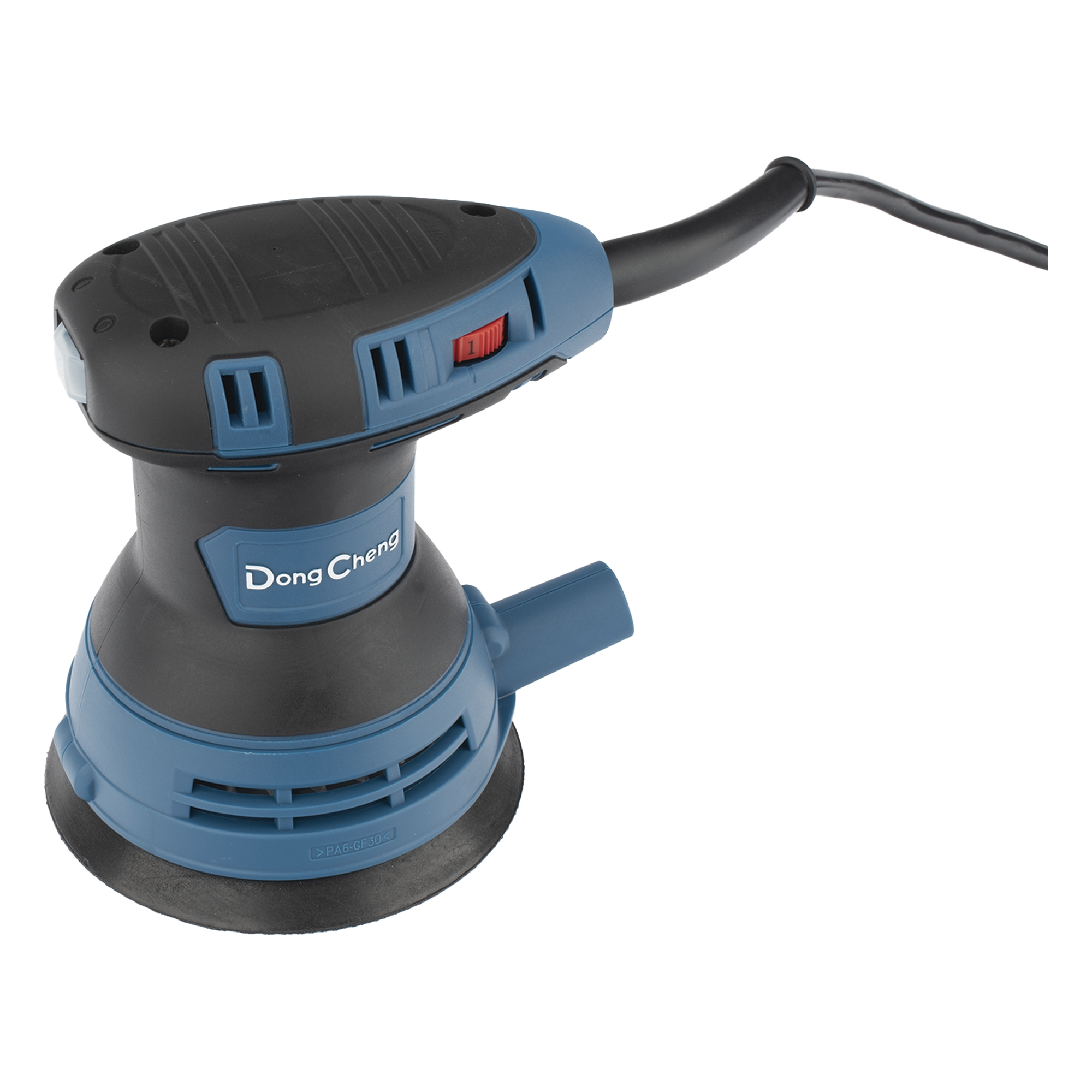 Lijadora Orbital / 300W / 5 pulgadas (125mm) / 4,000-12,000 OPM / 6 velocidades / 110 VCA — DONGCHENG · SKU DSA-125