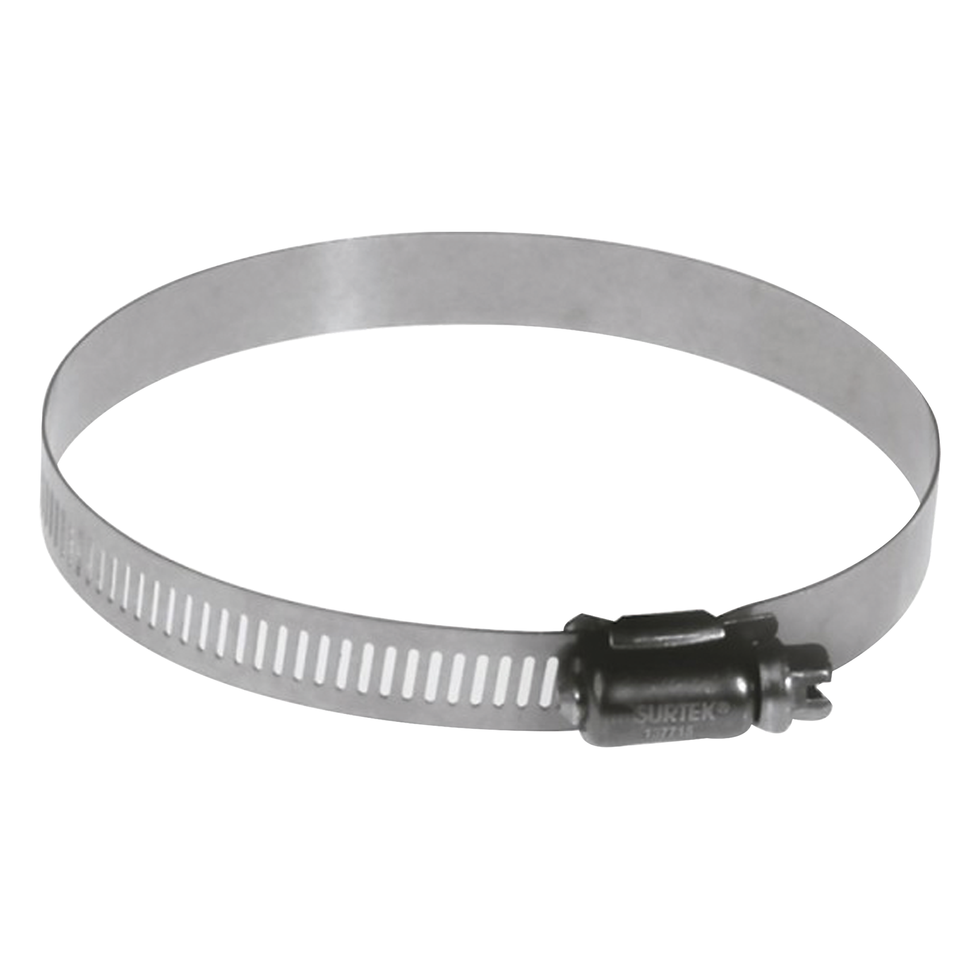 Abrazadera Sin Fin / Rango 3-9/16" a 4-1/2" / Ancho 1/2" / Acero Inoxidable / Tornillo Hexagonal — SURTEK · SKU SYS137717