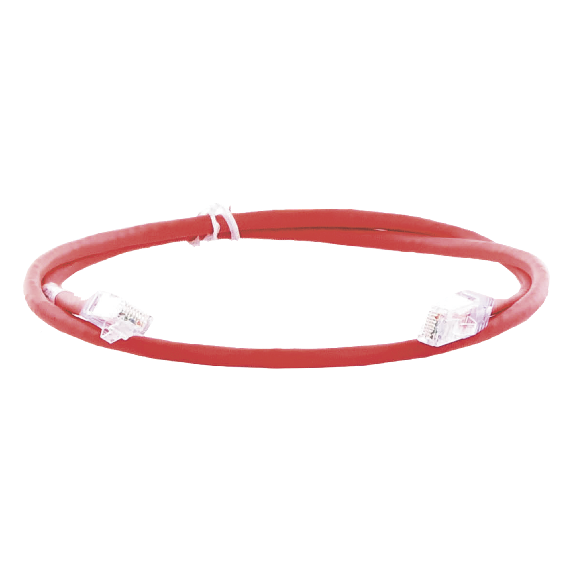 Cable de Parcheo UTP / Cat 6 Clase E / 0.90 m (3 ft) / 24 AWG / CM / T568B / Rojo