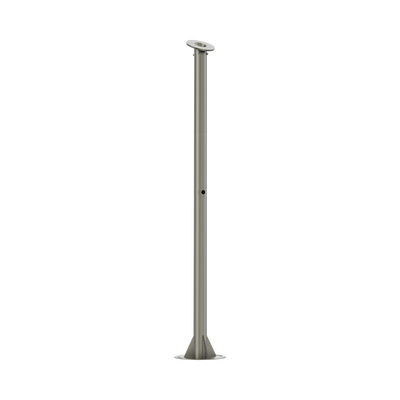 Poste para Cámara ANPR / Compatibilidad con cámara DS-TCG406-E(S),DS-TCG406-E(ER)(2812)/ Altura de 1.5 Metros /  Color Gris
