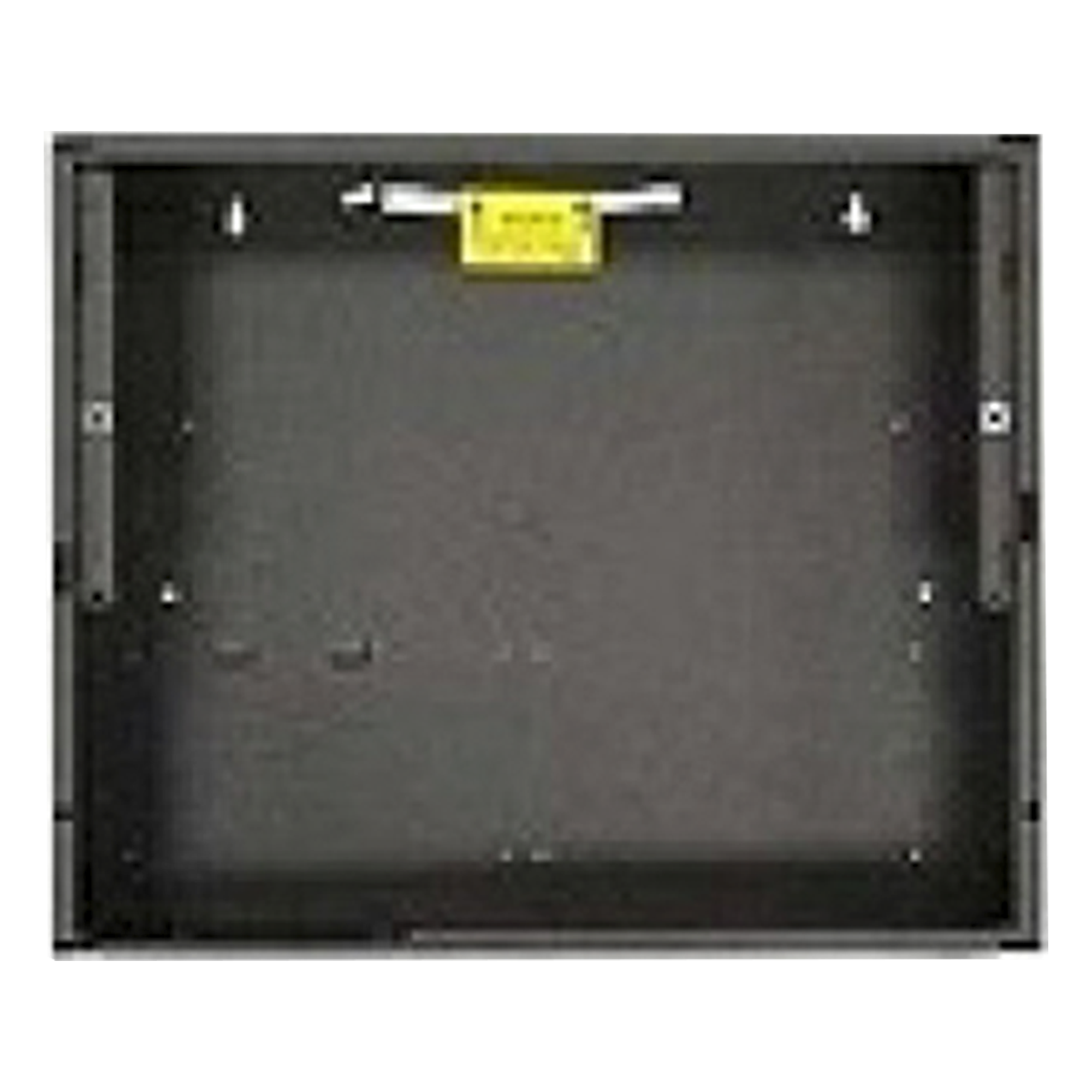 Backbox Metálico para Panel de Detección de Incendio / Acero Calibre 16 / 1 Nivel / 21 lb (9.5 kg) / Knockouts Múltiples — NOTIFIER · SKU SBB-A4