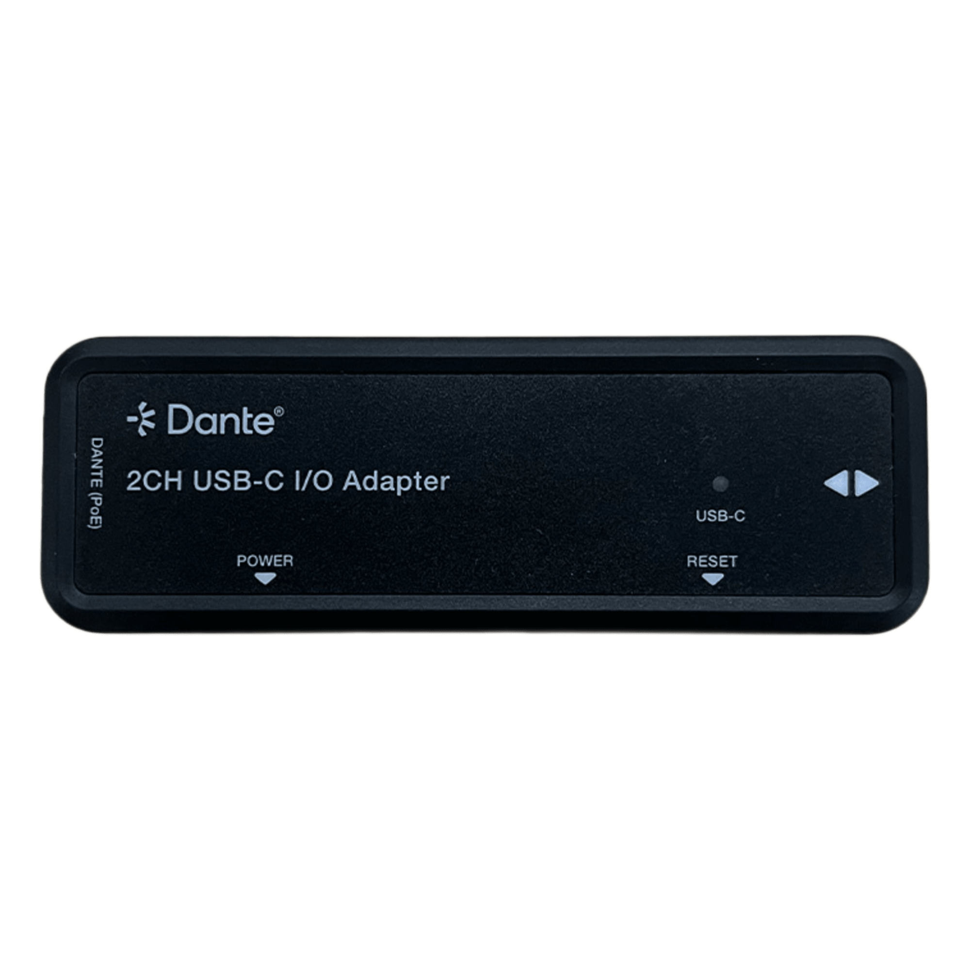 Extensor de Audio Dante® 2CH USB-C I/O Adapter | HDMI 1.4 | 4K@30Hz | Audio 7.1CH HD | USB-C | PoE | Dante® Controller | Latencia Configurable 1-5ms | ESD Protección IEC 61000-4-2