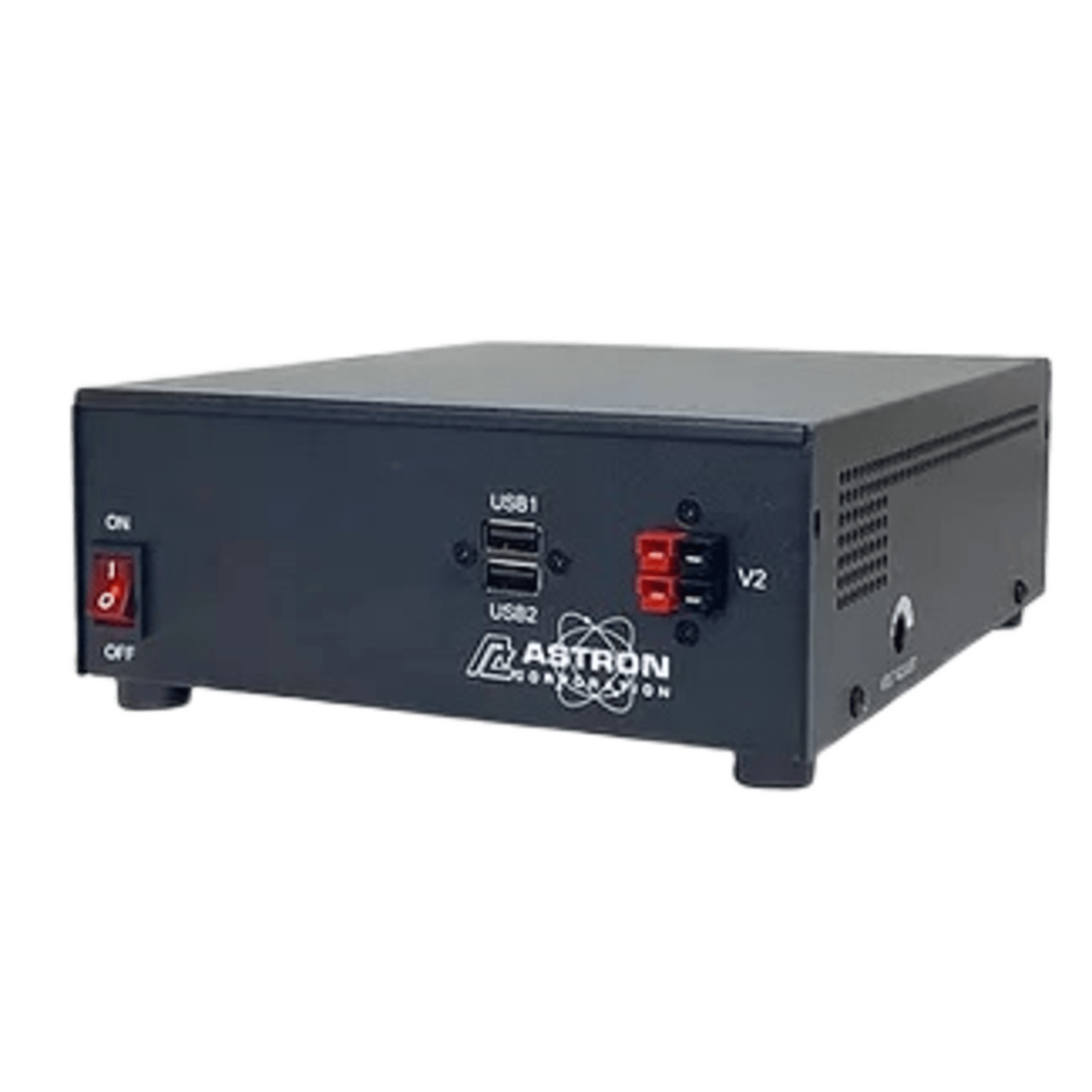 Fuente de Alimentación Conmutada / Salida 13.8 Vdc / 20 A Continuos / Pico 25 A / 2 Puertos USB 5.2 V / Entrada Universal 100-240 Vca — ASTRON · SKU SS25AP