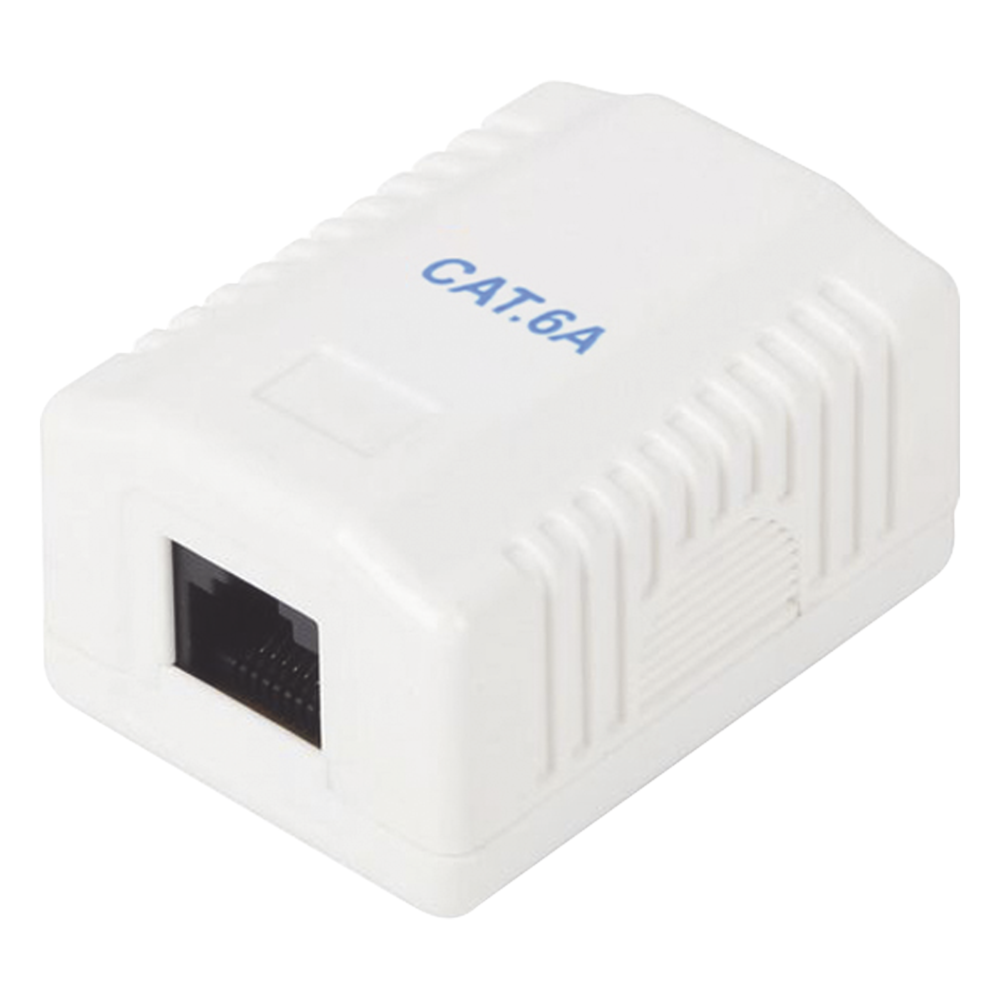 Caja de Pared / 1 Puerto / Cat6A / UTP Sin Blindaje / T568A/B / 125 VAC / 1.5 A / AWG 23-26 — LINKEDPRO BY EPCOM · SKU LP-WP-38-C6A