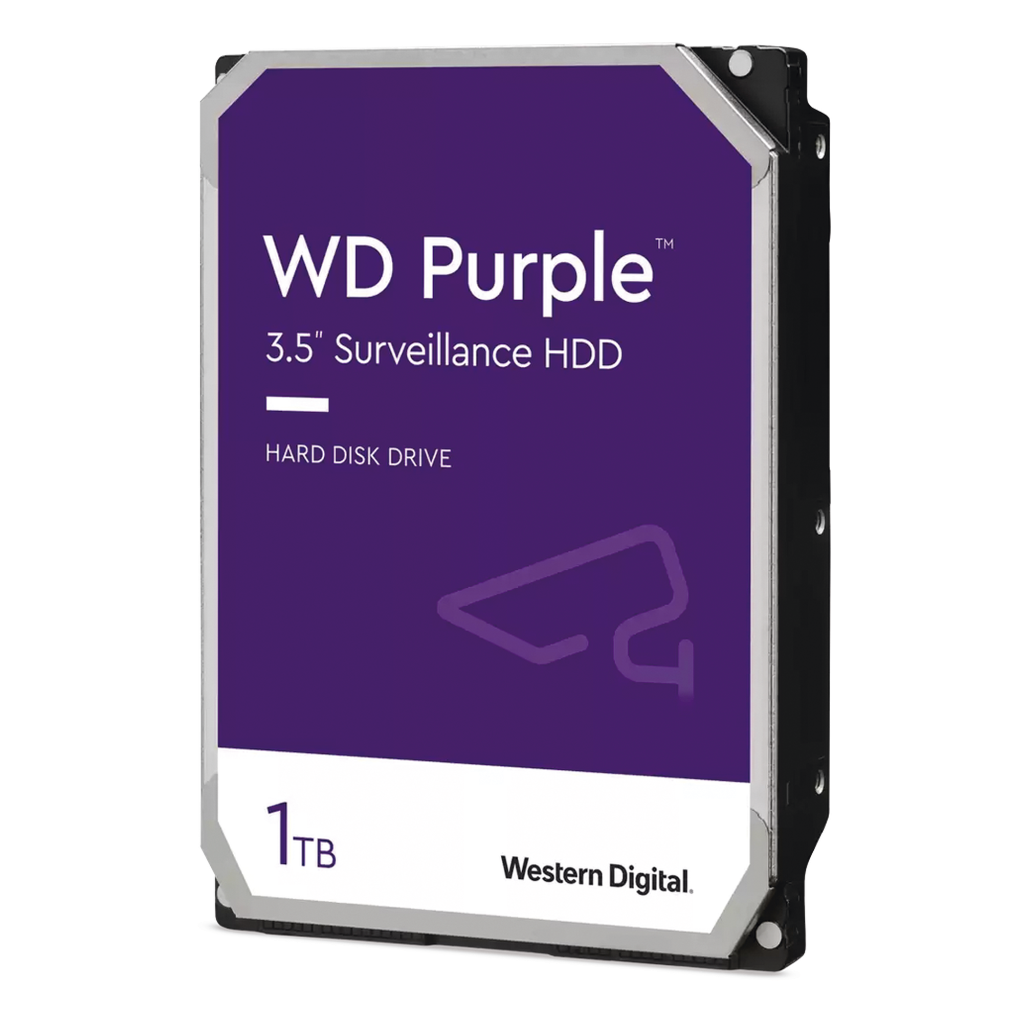 Disco Duro para Videovigilancia / 1 TB / SATA III 6 Gb/s / 5400 RPM / 64 MB Caché / 3.5 Pulgadas / 64 Cámaras / 8 Bahías / 0°C a 65°C (32°F a 149°F) — Western Digital (WD) · SKU WD11PURZ