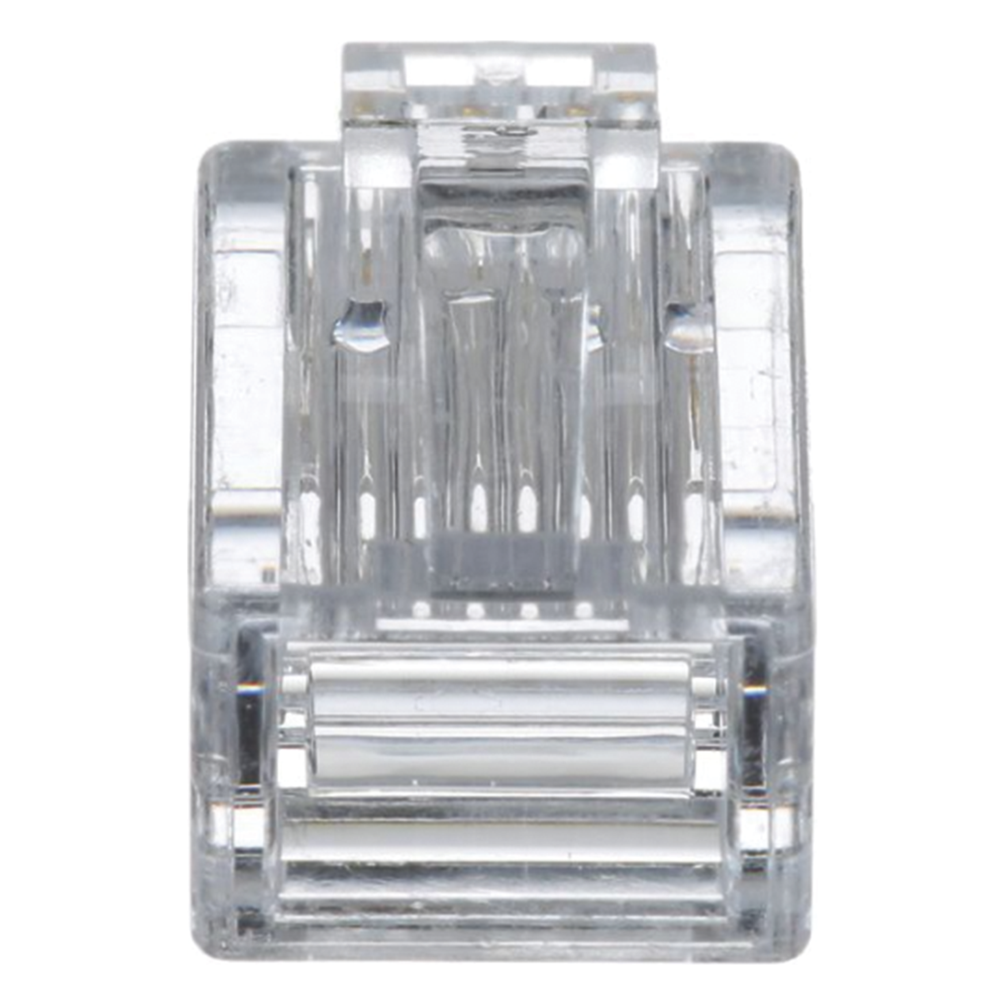 Plug RJ45 Cat5e, Para Cable UTP de Calibres 24-26 AWG, Chapado en Oro de 50 Micras, Paquete de 100 Piezas