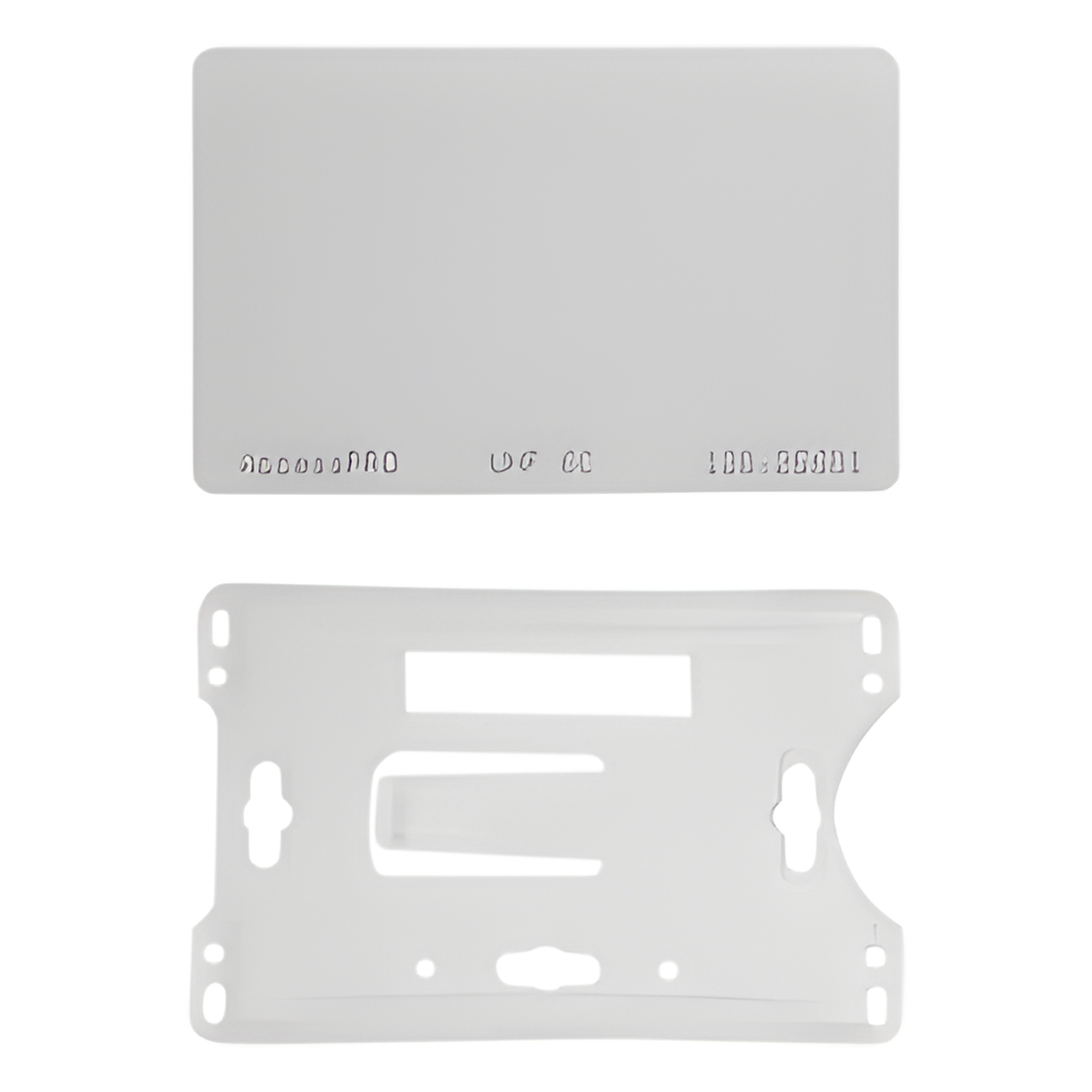 Tag UHF tipo Tarjeta / 960 MHz / EPC GEN 2 / ISO 18000-6C / Wiegand 26 bits / 85.6x54x1 mm / 3.37x2.13x0.04 in — ACCESSPRO · SKU ACCESS-CARD-EPC-K