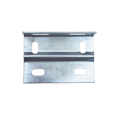 Placa Salida a Tubo, con acabado Electro Zinc 