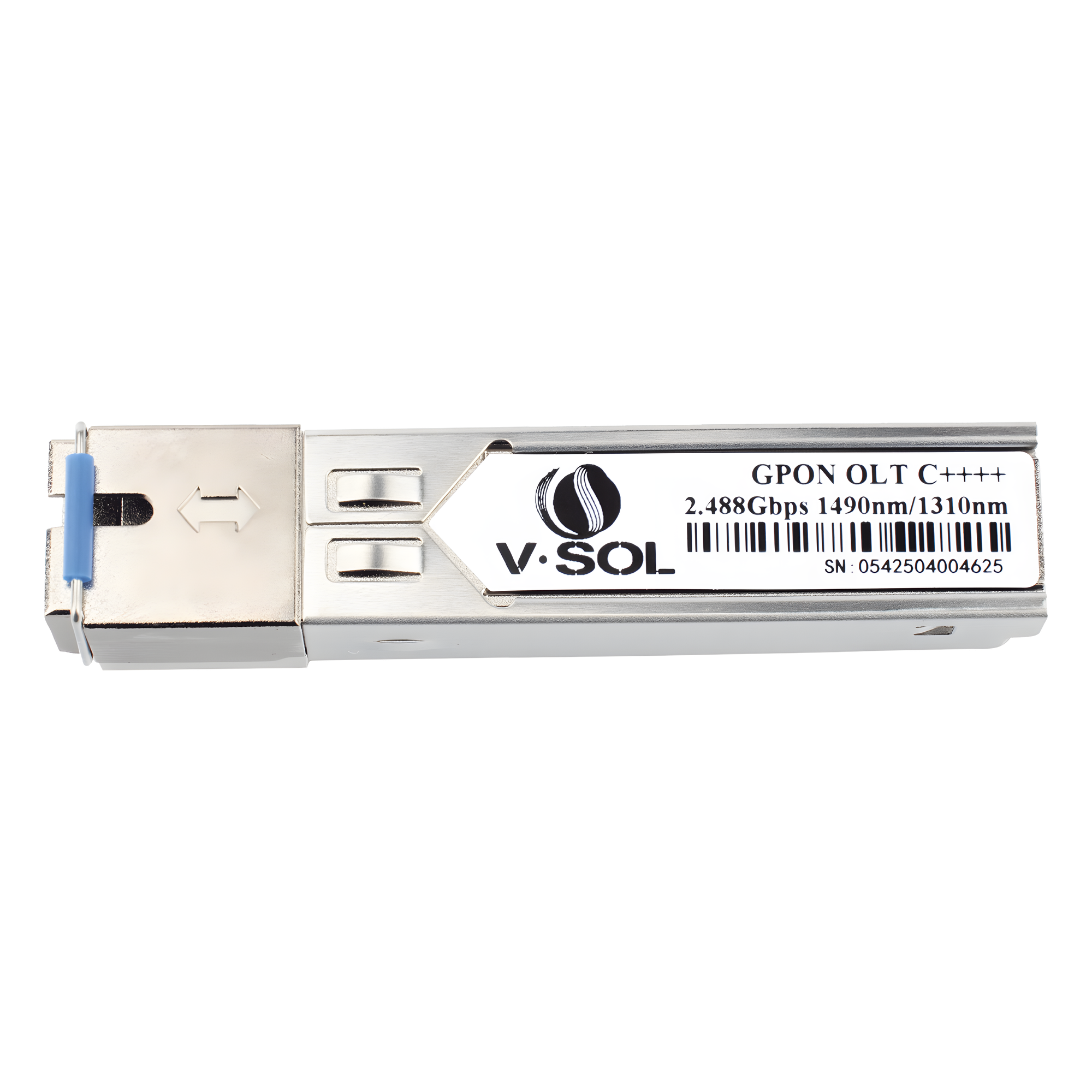 Módulo SFP GPON / Clase C++++ / 2.5 Gbps TX / 1.25 Gbps RX / Alcance 20 km (65,616 ft) / 9 dBm Potencia Óptica / DDM Digital