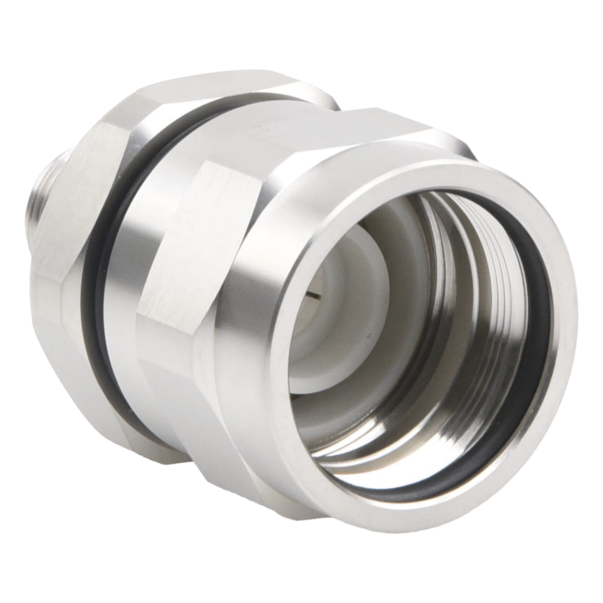 Conector N Hembra / 50 Ohm / 0-5000 MHz / -116 dBm IMD / 707 V RF / 5000 MOhm Aislamiento