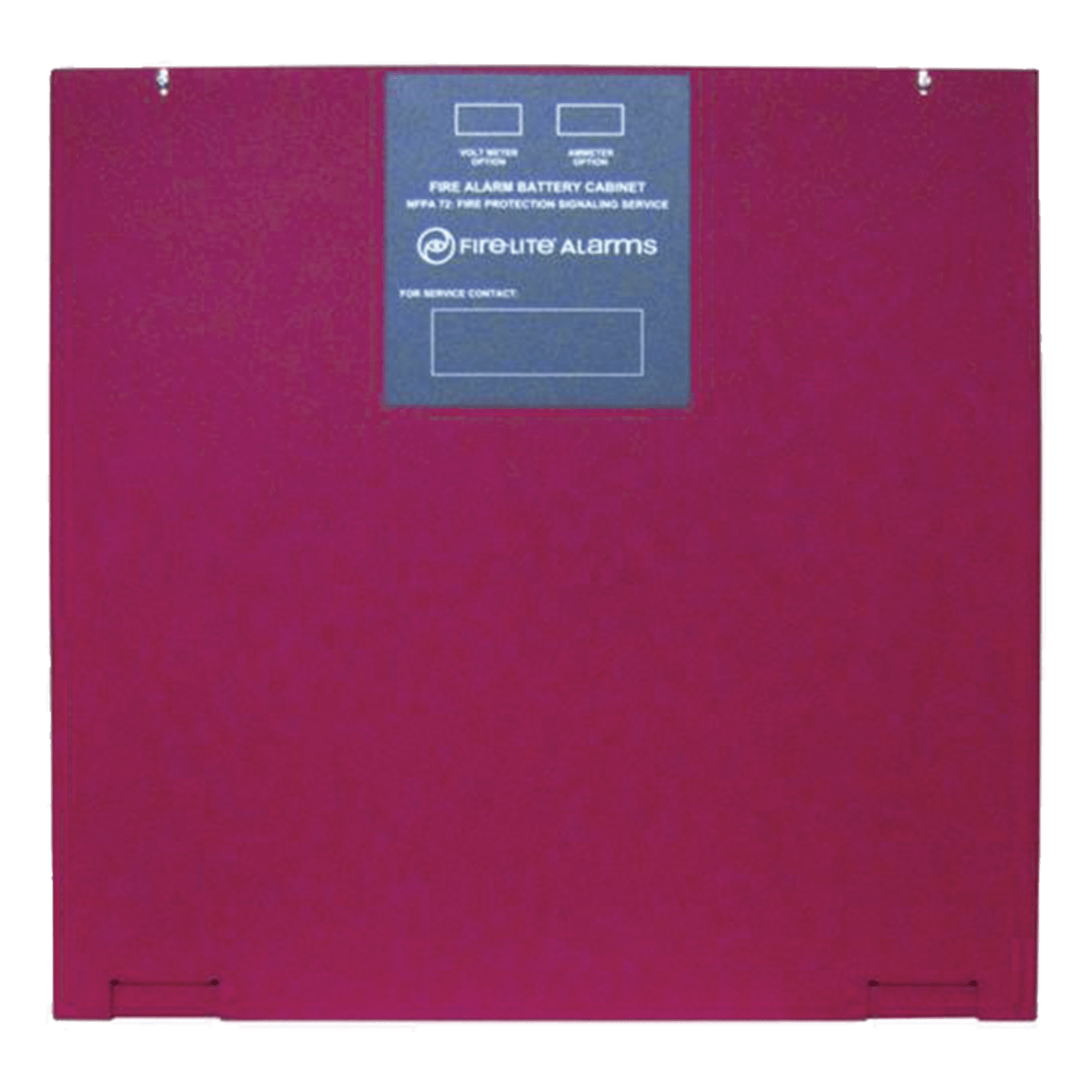 Gabinete para Baterías de Respaldo / 2 x 12 VCD 26 Ah / Panel Frontal Ciego / Knockouts Múltiples / Compatible con Cargador CHG-75 / 39.62 x 13.02 x 39.37 cm (15.6 x 5.1 x 15.5 in) — FIRE-LITE · SKU BB-26