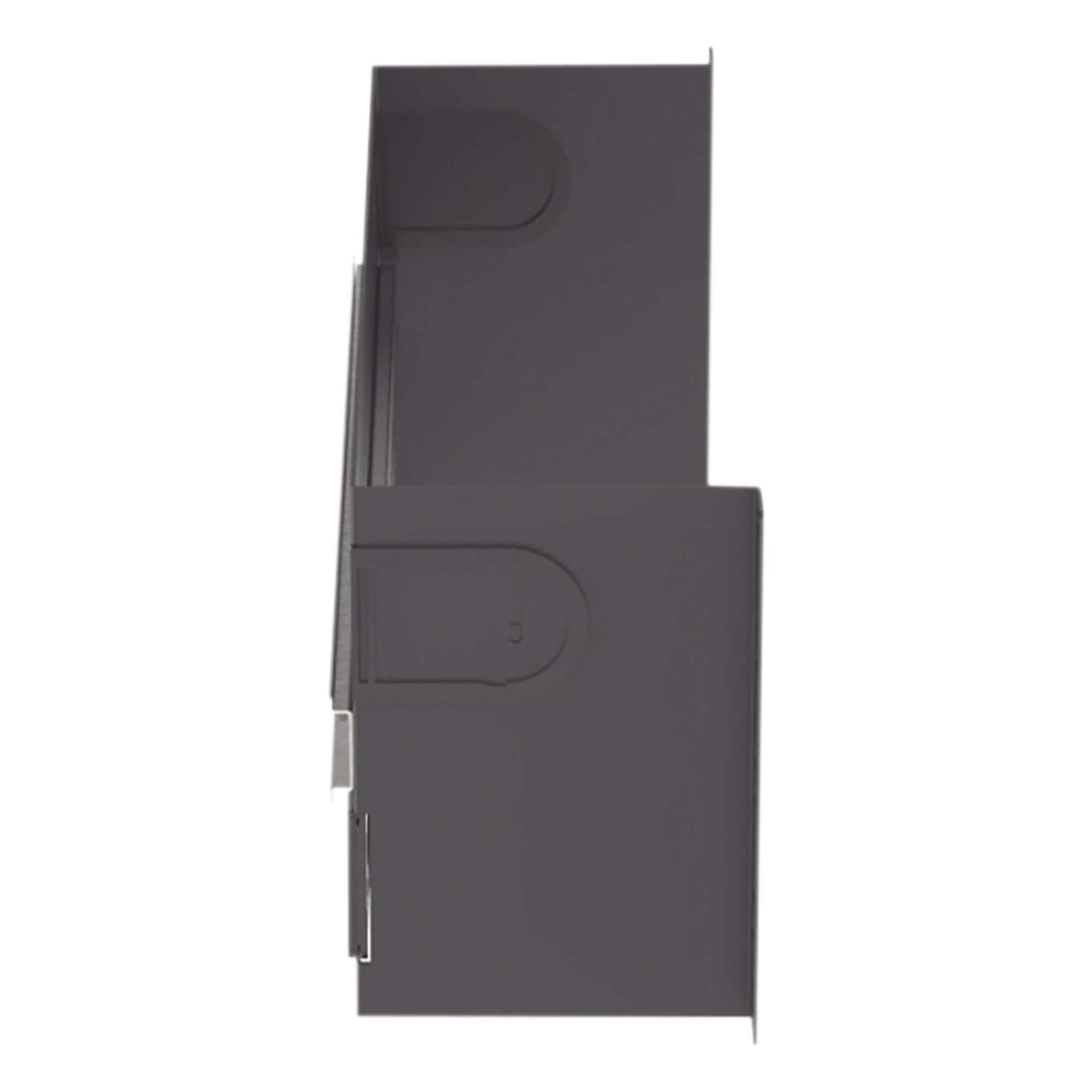 Soporte de Riel DIN Industrial / 4U / Rack 19 in / Acero / Gestión de Cables