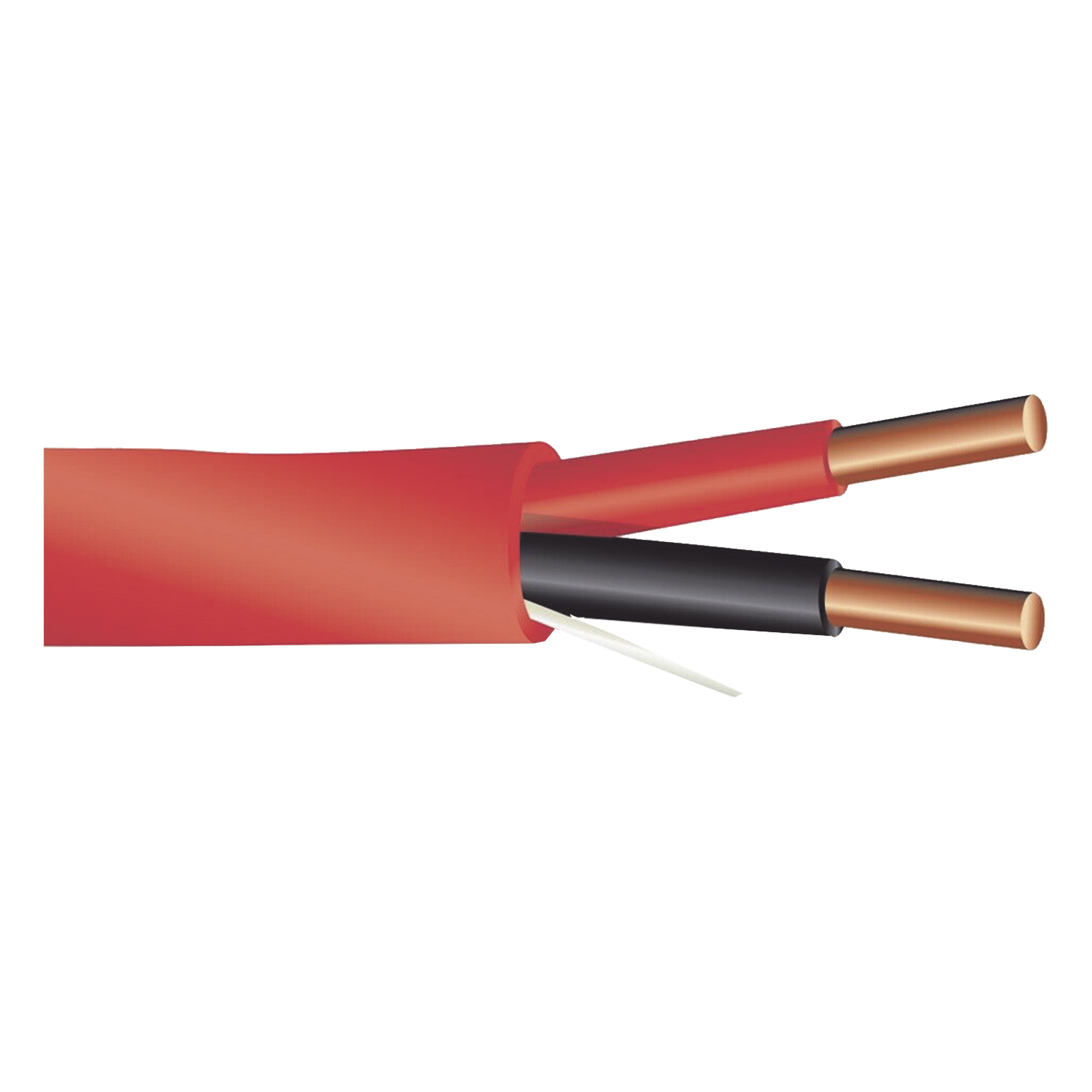 Cable para Incendio / 2x14 AWG / FPLR / Rojo / 305 m (1000 ft) / UL 1666 / CSA FT4 — LINKEDPRO · SKU LP214-FIRE