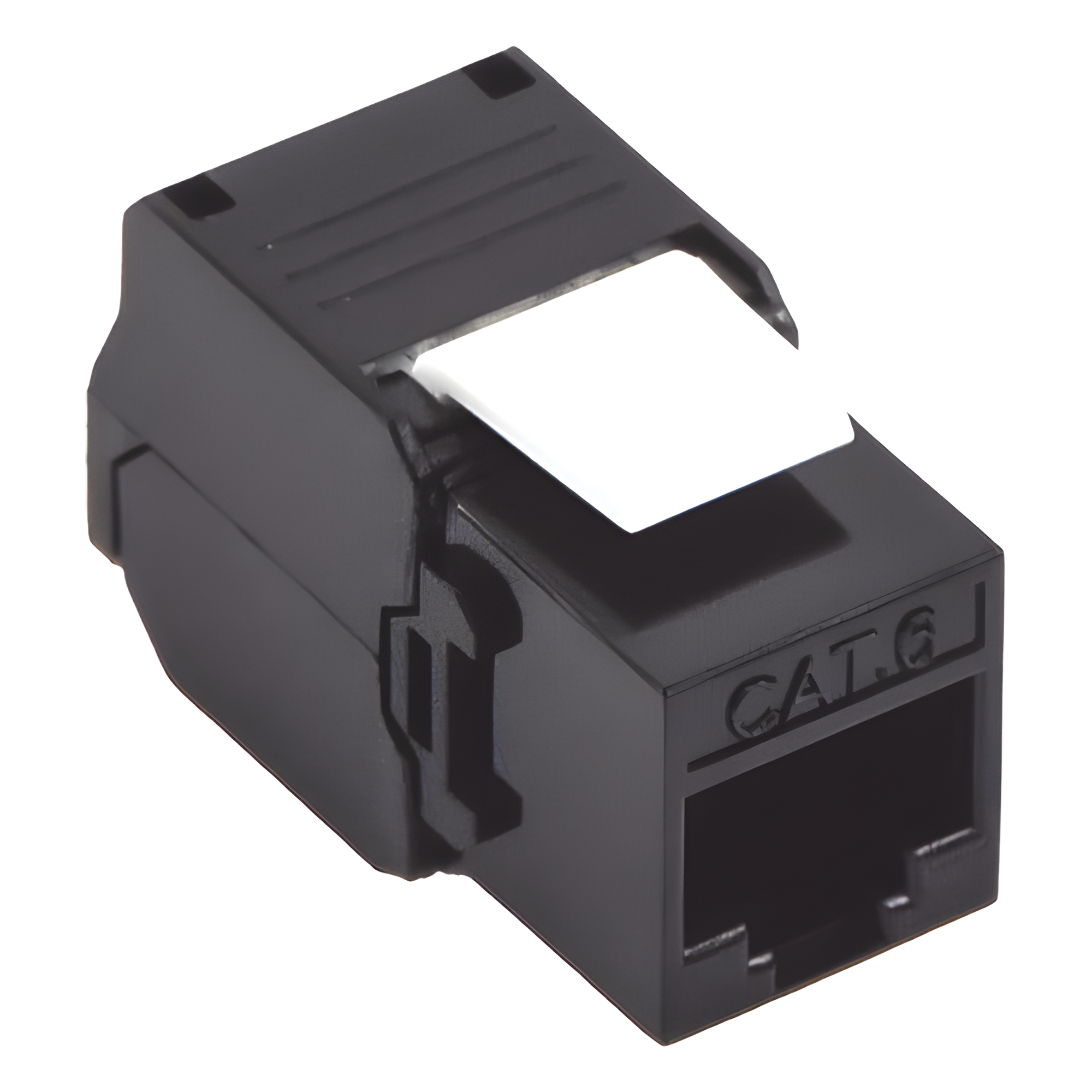 Módulo Jack Keystone / Cat6 / Toolless / Terminación 180° / 1 Puerto / Sin Blindaje / Color Negro — LINKEDPRO BY EPCOM · SKU LP-KJ-610-TTBK