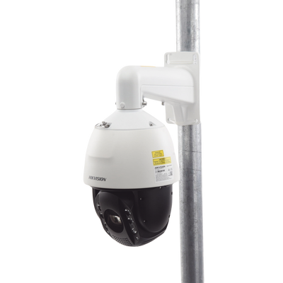 [PROTECCIÓN ACTIVA] Domo PTZ IP 8 Megapixel / 25X Zoom / 200 mts IR / ACUSENSE (Evita Falsas Alarmas) / IP66 / IK10 / Alerta Audible y Luz Estroboscópica / Autoseguimiento 2.0 / Hi-PoE / DARKFIGHTER / Rapid Focus / microSD