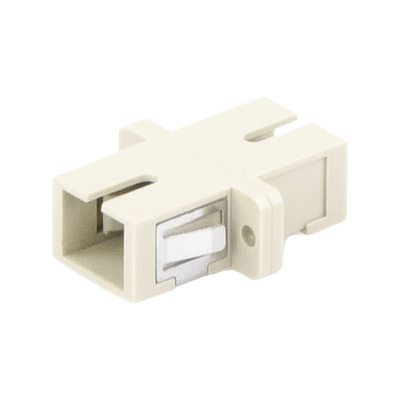 Módulo Acoplador de Fibra Óptica Simplex SC/PC a SC/PC Compatible con Fibra Multimodo