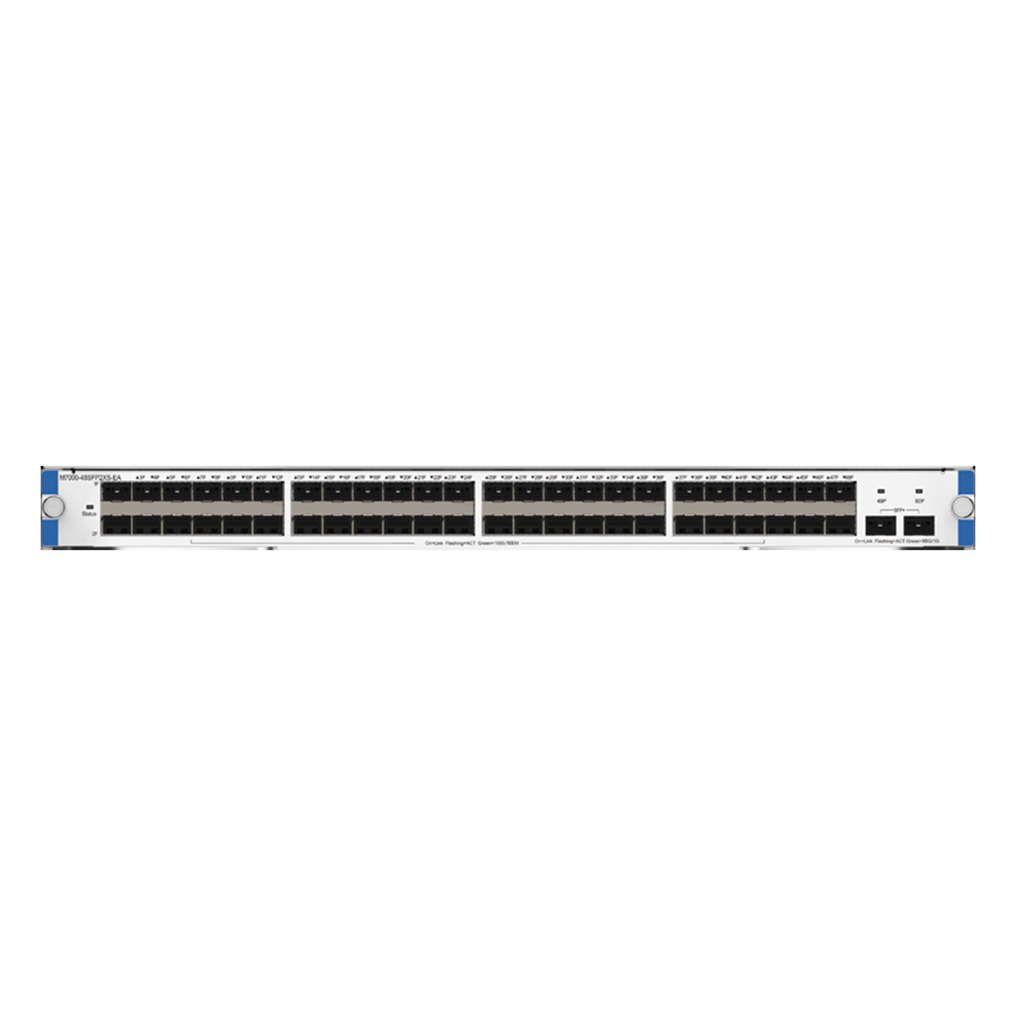 Tarjeta Switch / 48 Puertos SFP 1G / 2 Puertos SFP+ 10G / Chasis Modular / 97W — RUIJIE · SKU M7000-48SFP2XS-EA