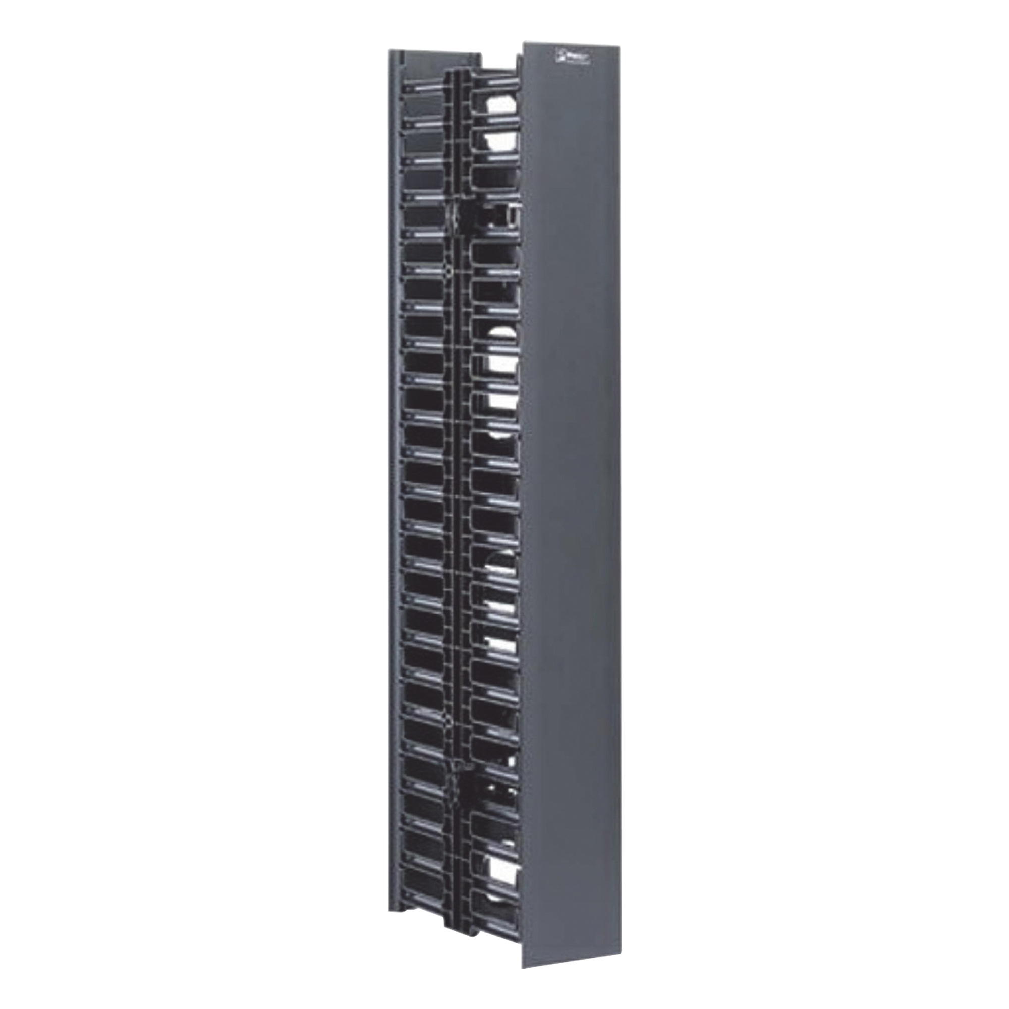 Organizador Vertical de Cable / Doble Frontal y Posterior / 22.5 UR / 4.9in Ancho / 41.5ft Altura / Negro — PANDUIT · SKU WMPV22E