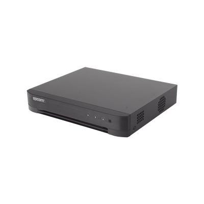 DVR Pentahíbrido / 6 Canales / 4 TURBOHD + 2 IP / 3K Lite / Audio Bidireccional Coaxitron / AcuSense / H.265+ / 1 Bahía HDD 10 TB
