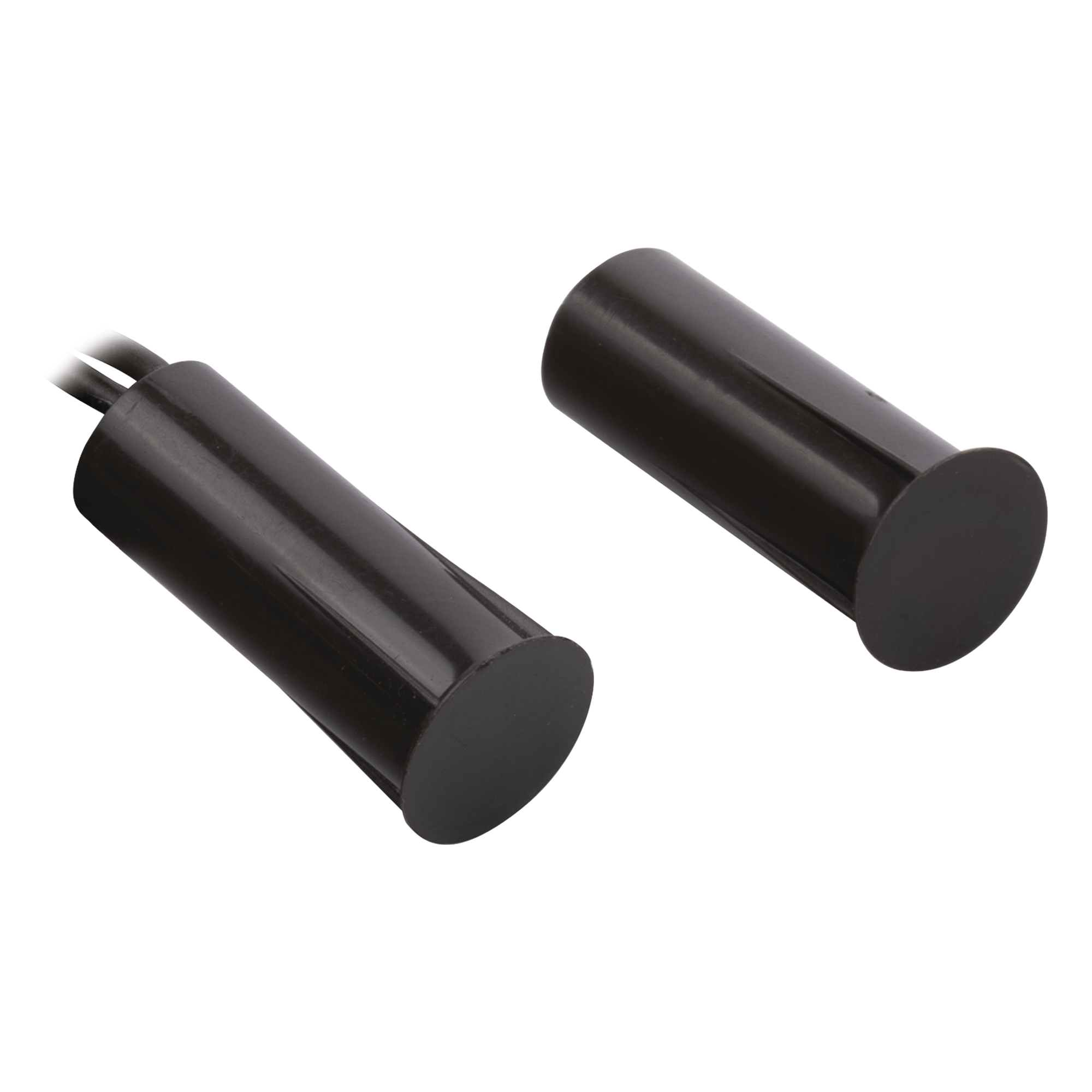 Contacto Magnético de Empotrar / GAP 19 mm (0.75 in) / 12 VCC / NC / Calibre 22 AWG / Color Café — SFIRE · SKU SF-1017BR
