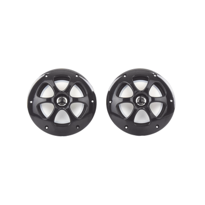Par de altavoces fabricado en grado marinos en color negro de 6.5"  de 100 W de entrada máxima