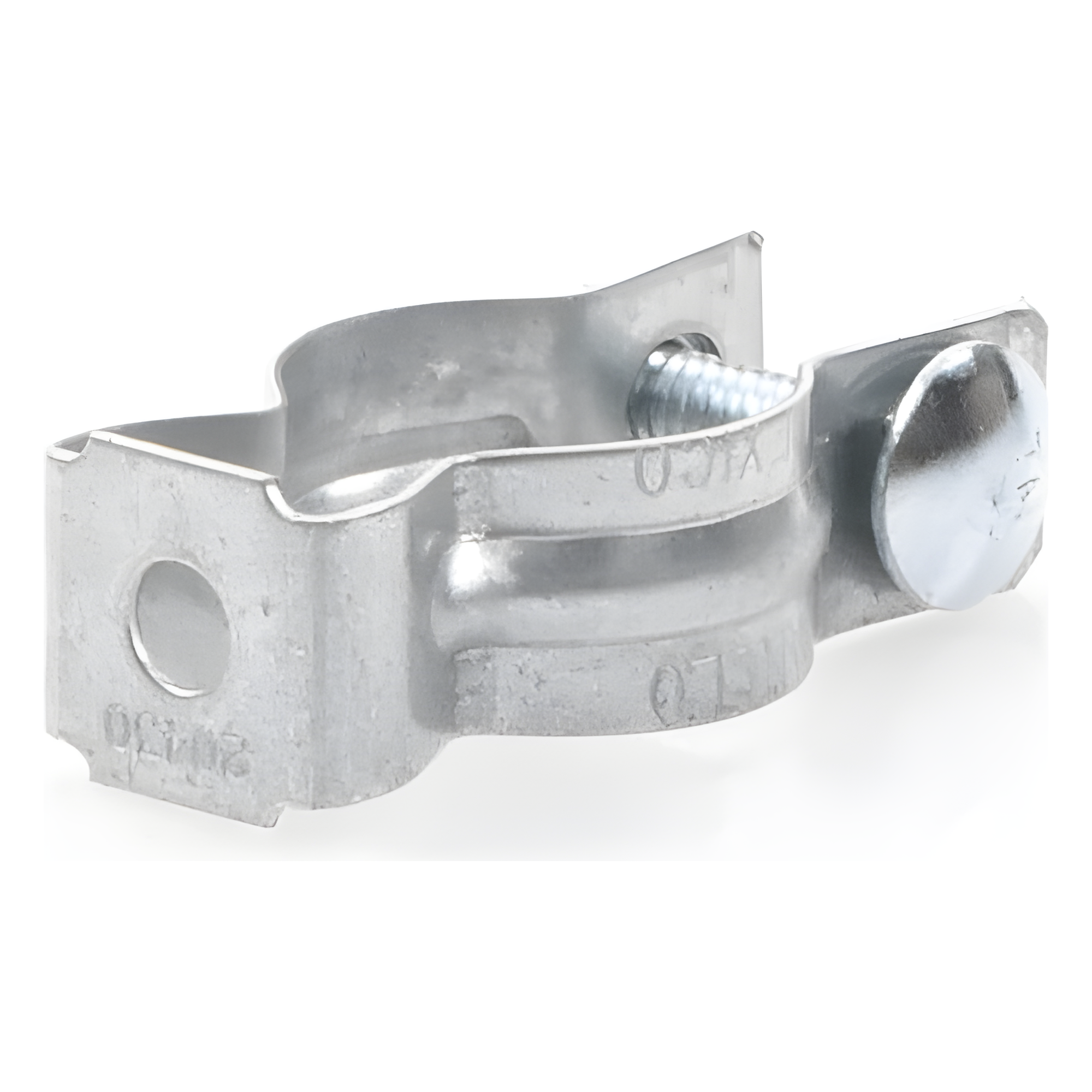 Clip para Tubo Conduit / 13 mm (1/2") / Acero Pregalvanizado / Tornillo 6.4 mm (1/4") / Separación de Superficies
