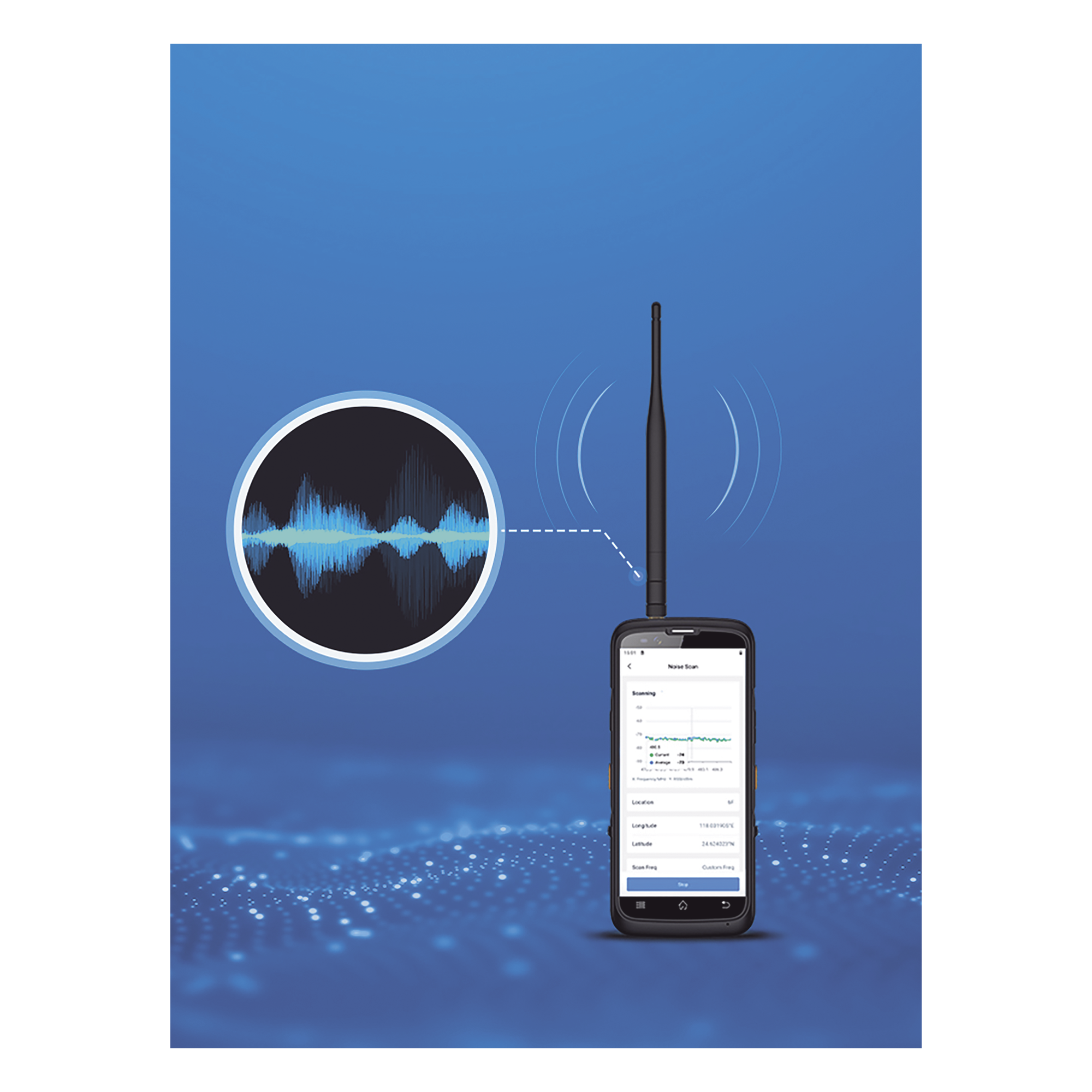 Probador de red LoRaWAN / Pantalla táctil 5.72' 1440x720 / Octa-Core 2GHz Android 12 / LoRa SX1262 -137dBm / GNSS multi-constelación / Batería 4300mAh 8h — MILESIGHT · SKU FT101915M