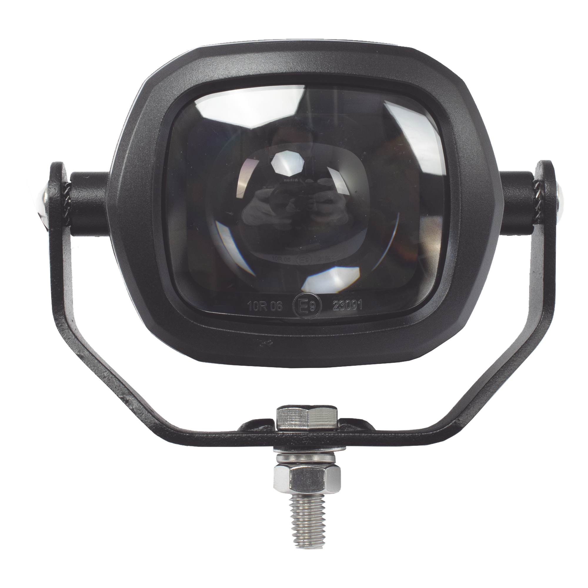 Señalizador LED para Montacargas / Flecha de Dirección Azul Móvil / 12-80 V CC / Carcasa Aluminio y Policarbonato / Certificaciones CE, R10, UL, RoHS — ECCO · SKU EW2011B