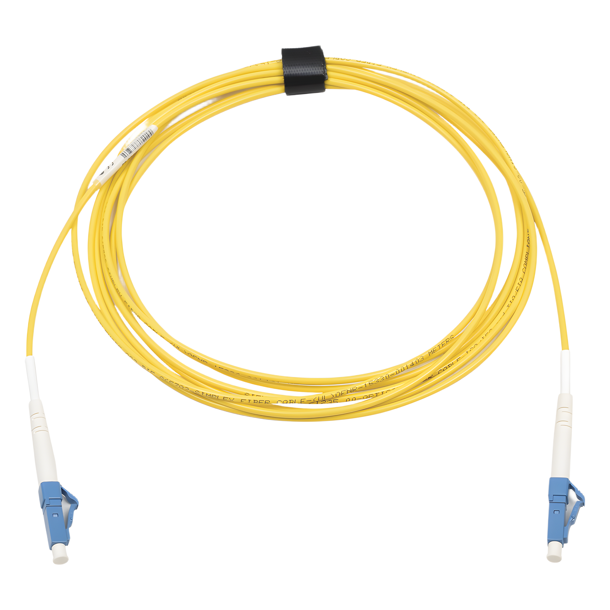 Jumper de Fibra Óptica Monomodo / OS2 / LC/UPC-LC/UPC Simplex / OFNR Riser / 3 m (9.84 ft) / Amarillo — SIEMON · SKU FJ1-LCULCUL-03