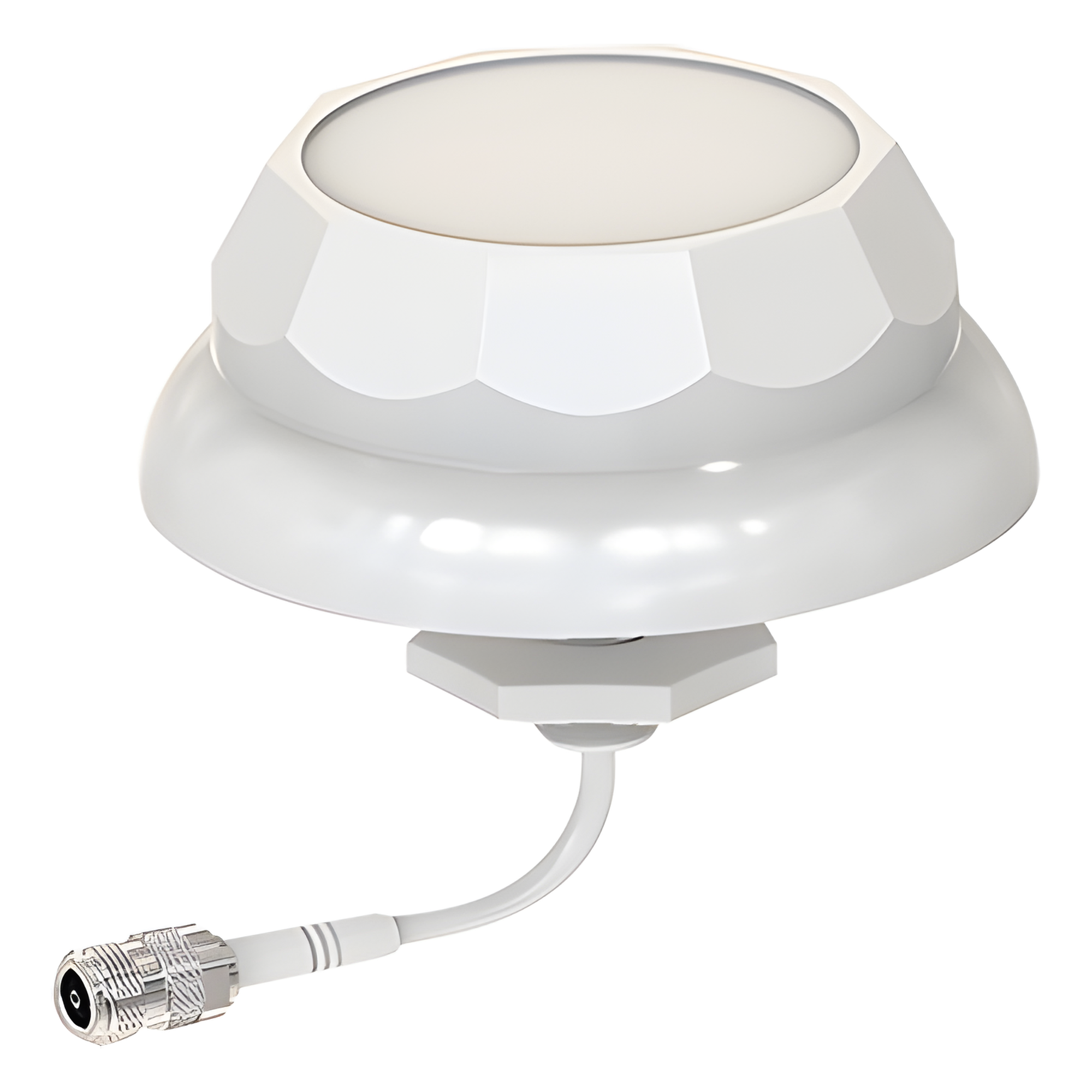 Antena domo / 2.4 GHz / 3 dBi / N-hembra / 11.9 x 5.3 cm / 210 km/h viento / 0.39 x 0.17 ft — TXPRO · SKU TXC243