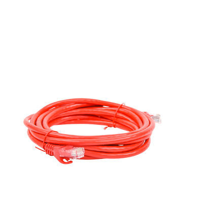 Cable de Parcheo UTP Cat6 - 3.0 Metros (9.84 Pies) - Rojo