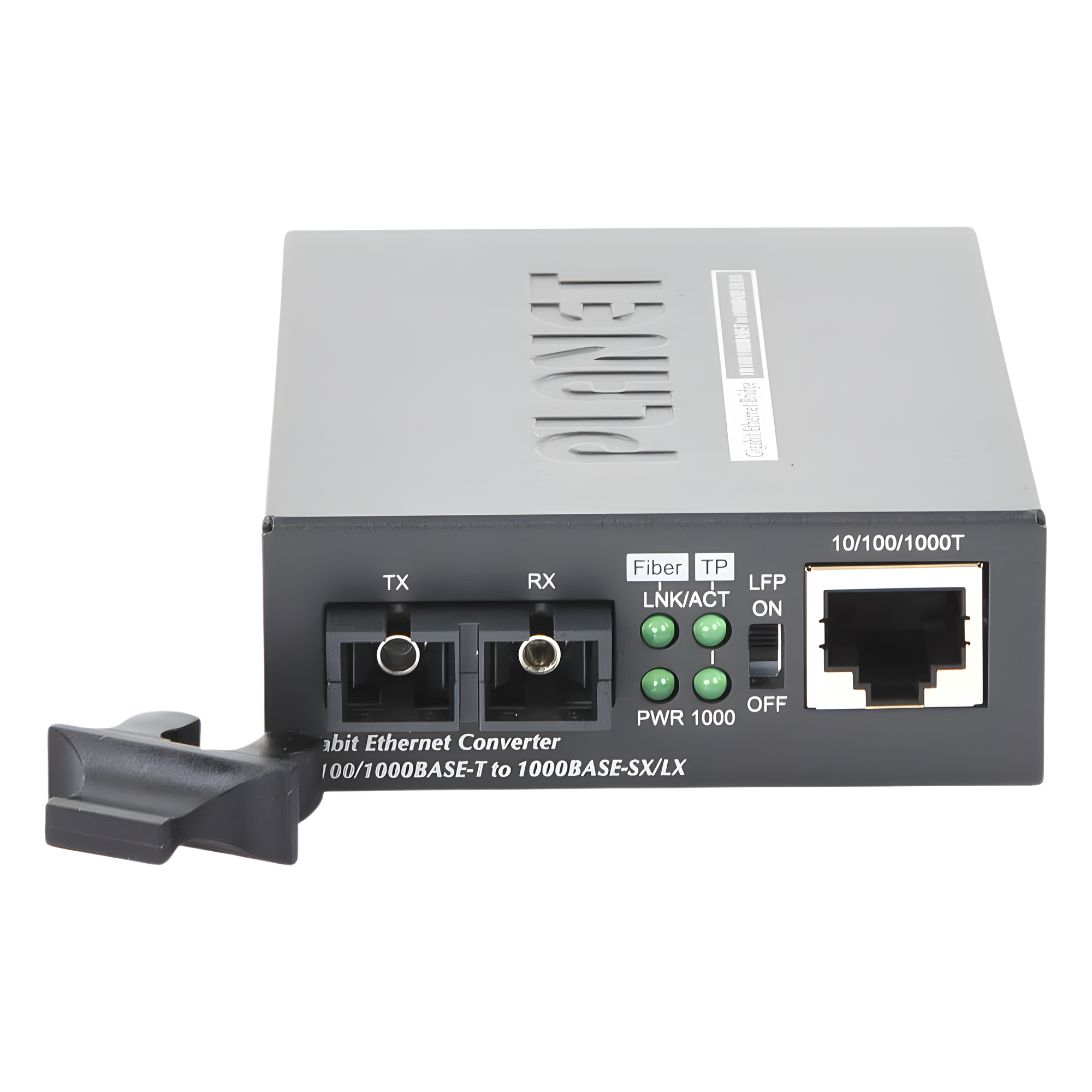 Convertidor de Medios / 1000 Mbps / Fibra Óptica Mono-Modo / 20 km (12.4 mi) / Conector SC / RJ45 Auto-MDI/MDI-X