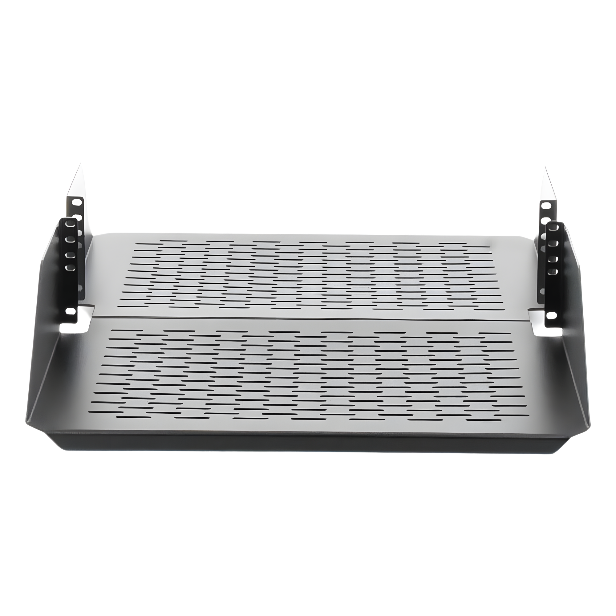 Charola para Rack 19in / Ventilada / 3UR / 136 kg (300 lbs) / Aluminio / 635 mm (25.0') de Profundidad
