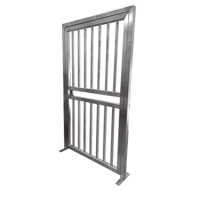Puerta Lateral para Torniquetes / Acero Inoxidable 304 / 1350 x 2316 mm / 4.43 x 7.6 pies / Compatible con Cierres Magnéticos — ACCESSPRO · SKU XD-100