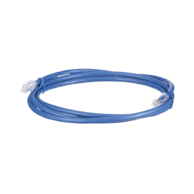 Cable de Parcheo UTP, Cat6A, 24 AWG, CM, Color Azul, 0.91 Metros (3 Pies)