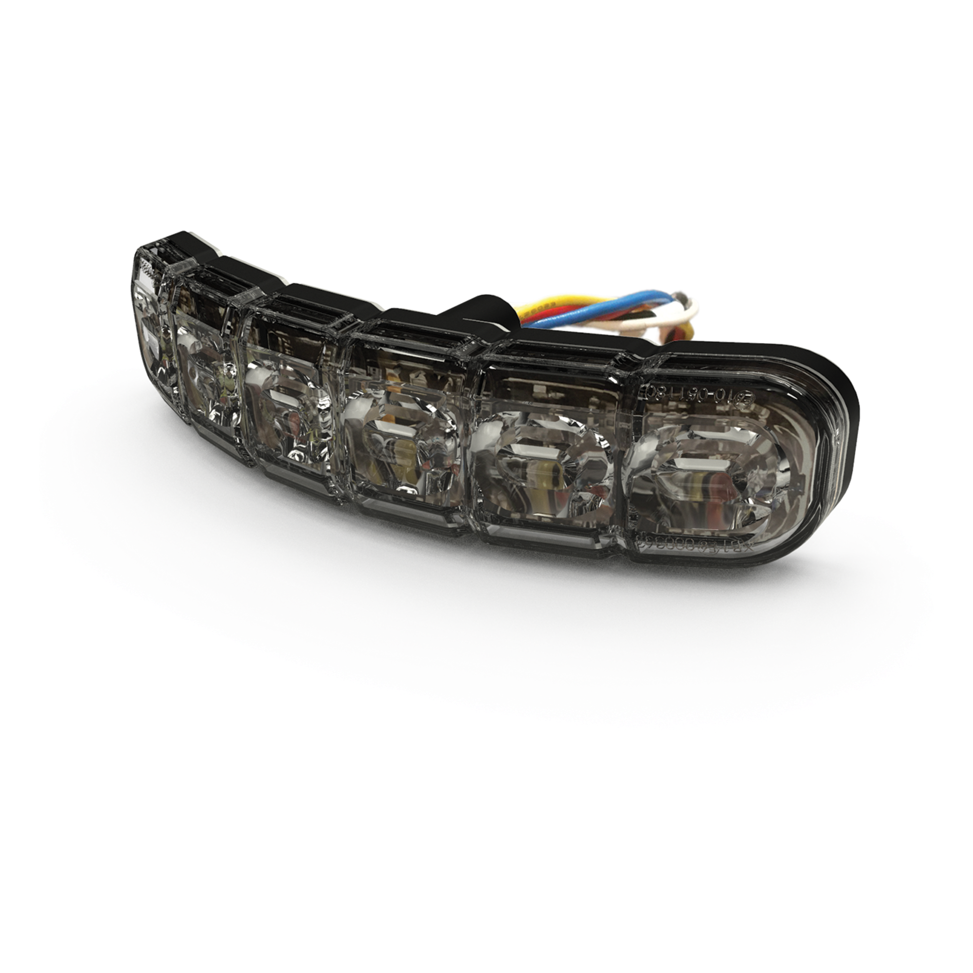 Luz perimetral direccional / 12 LEDs dual color / 12-24V / IP69K / 69 patrones / 4.4' x 1.1' x 0.6' — ECCO · SKU ED3794BW
