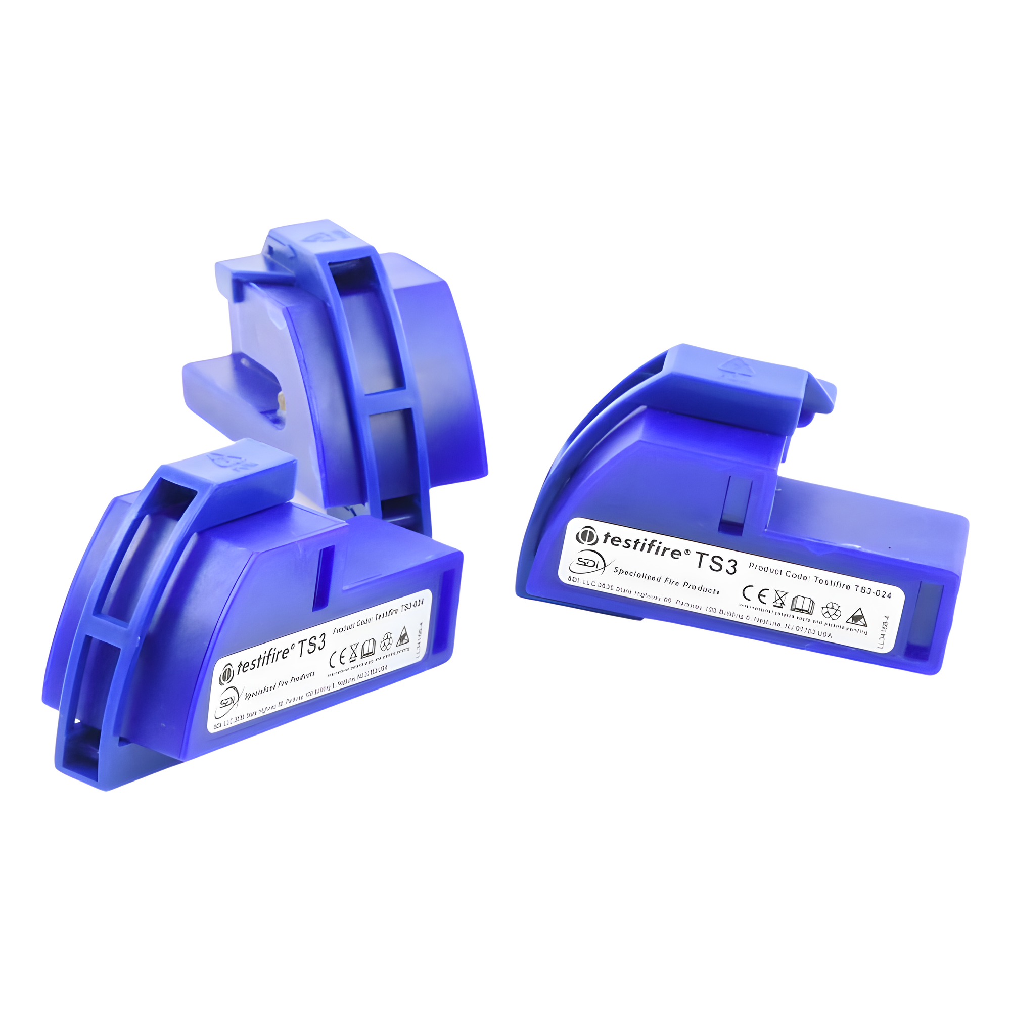 Cápsula de Humo Sintético / Paquete de 3 Piezas / Compatible con Testifire TF1001, TF-2001, TF-2851-KIT / Uso Múltiple / Prueba Simultánea de Humo, Calor y CO