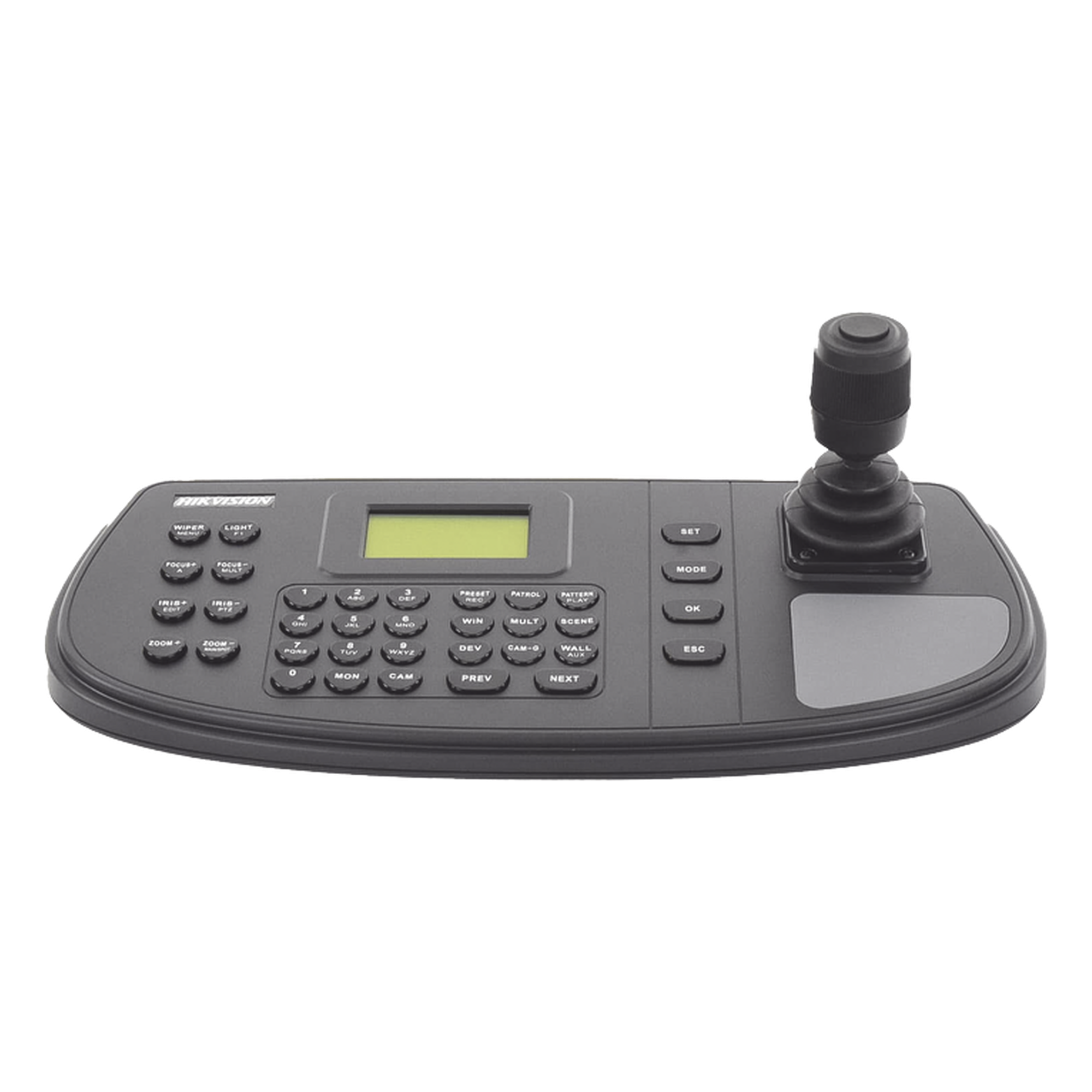 Controlador PTZ IP/Analógico / RS-485 1200 m (3937 ft) / Pantalla 128x64 / 16 Usuarios / 4.5W / Interior — HIKVISION · SKU DS-1006KI(B)