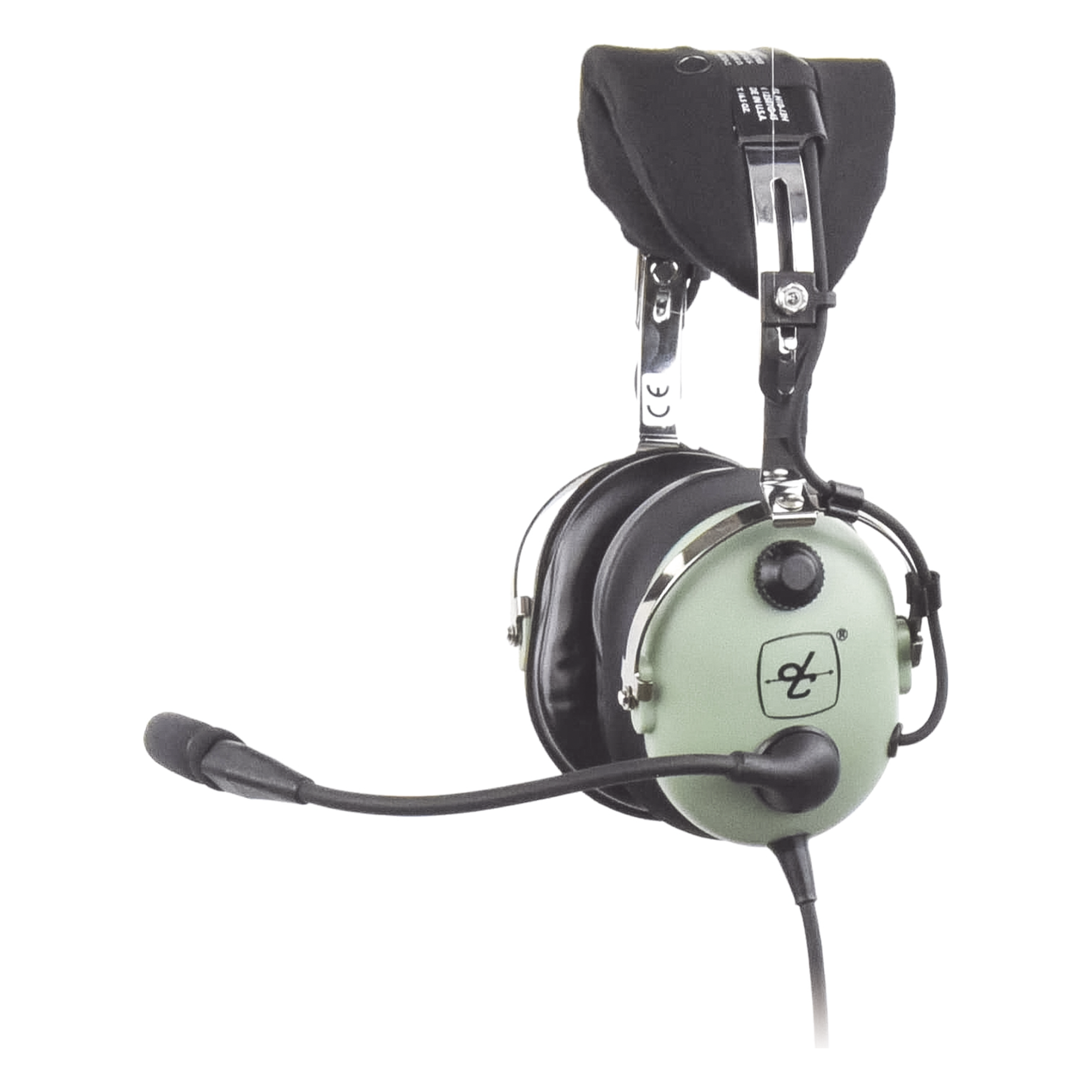 Auriculares de Aviación / Atenuación Pasiva NRR 23 dB / Micrófono Electret M-7A / Cable Bobina 5' (1.5 m) / Conector U-174/U / Helicópteros