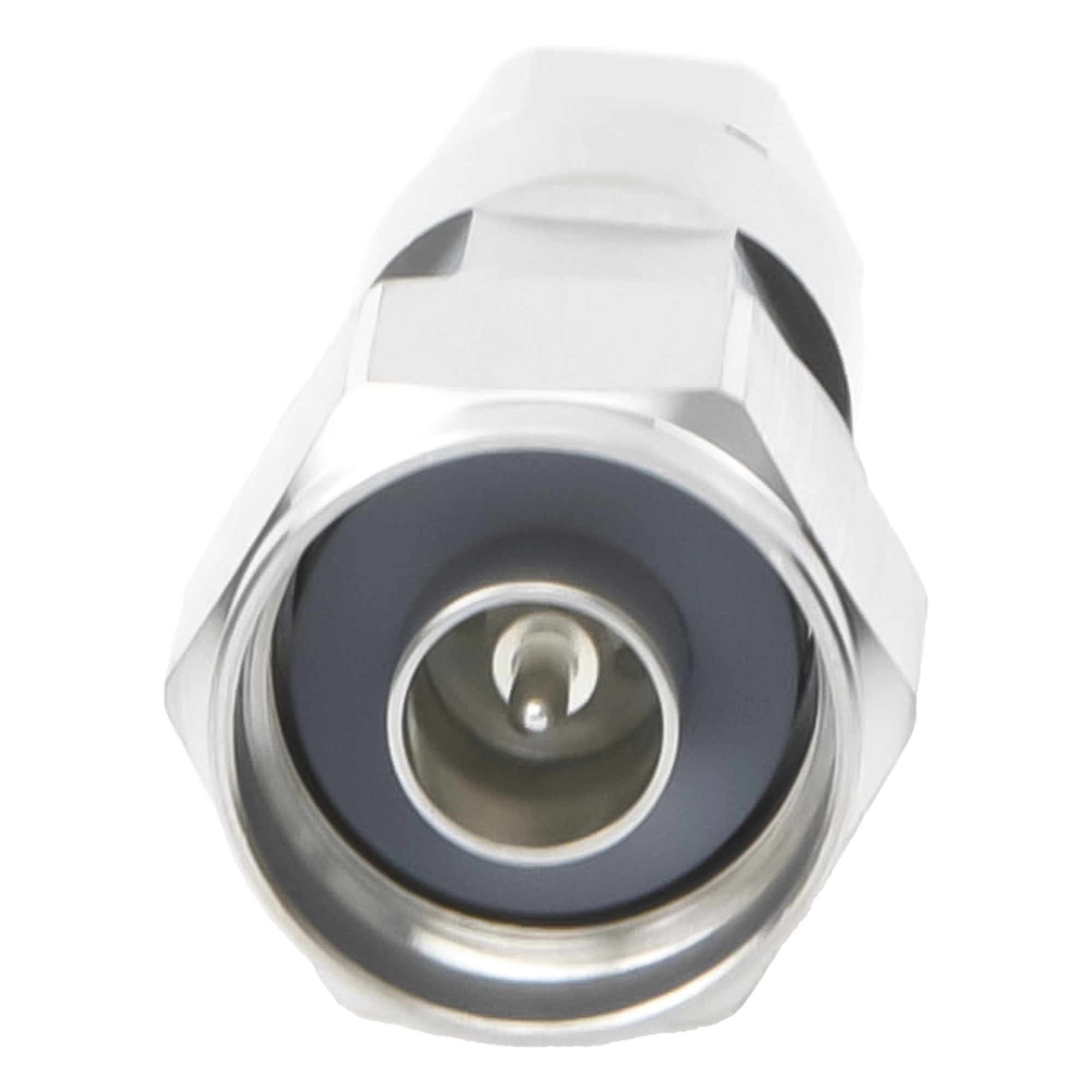 Conector Coaxial N Macho / Estilo Derecho / 50 Ohm / 0-18000 MHz / 565 Vrms / Blindaje -110 dB / Para Cable FSJ1-50A