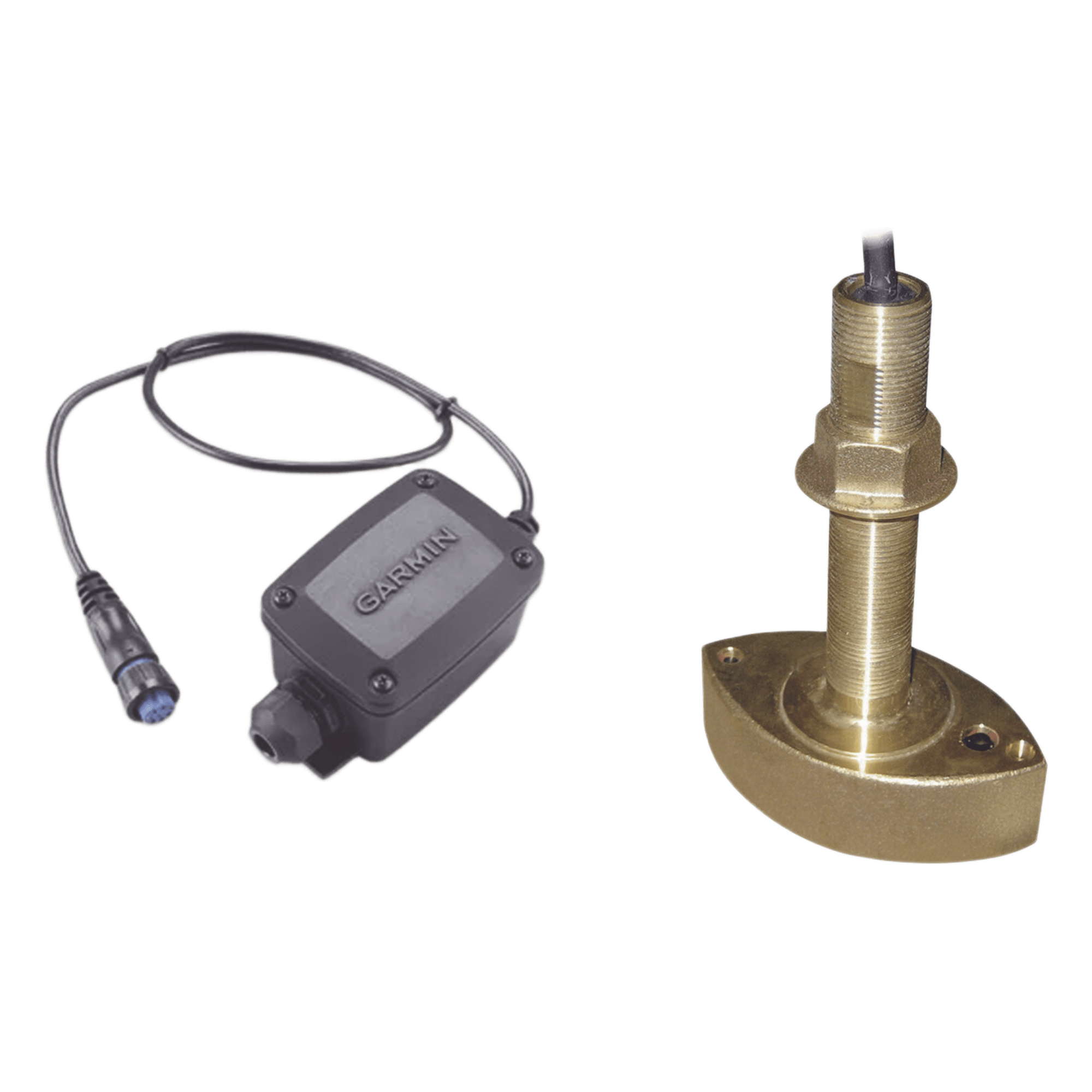 Kit de transductor B45 a cable pelado de 10 m y block de conexiones de 8 pin para sondas GARMIN.  — GEMECO · SKU B45GARKIT