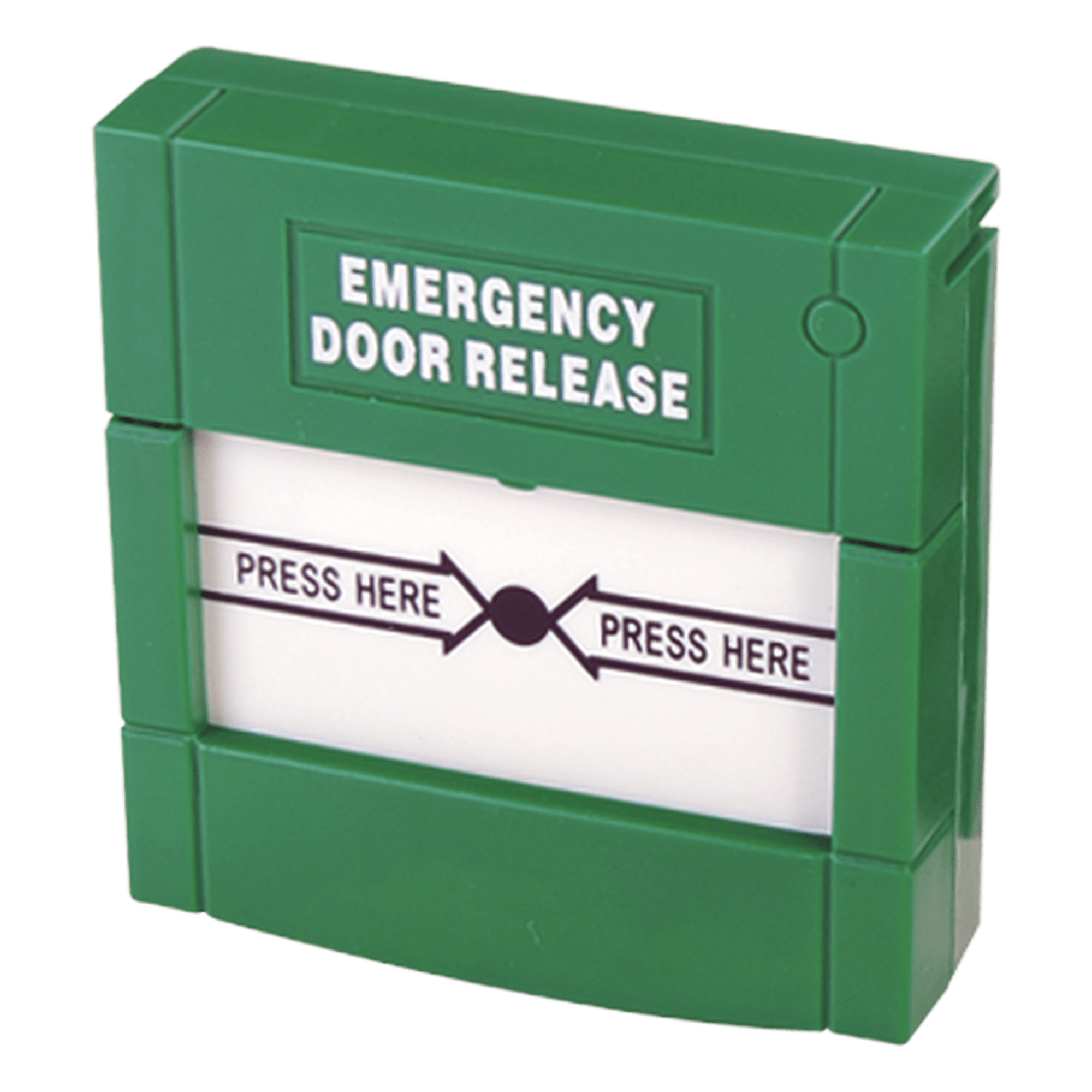 Botón de Emergencia Manual / Cubierta Enclavada / Contacto NO/NC / 24 VCC / 85 x 85 x 50 mm — ACCESSPRO · SKU PROGLASSG