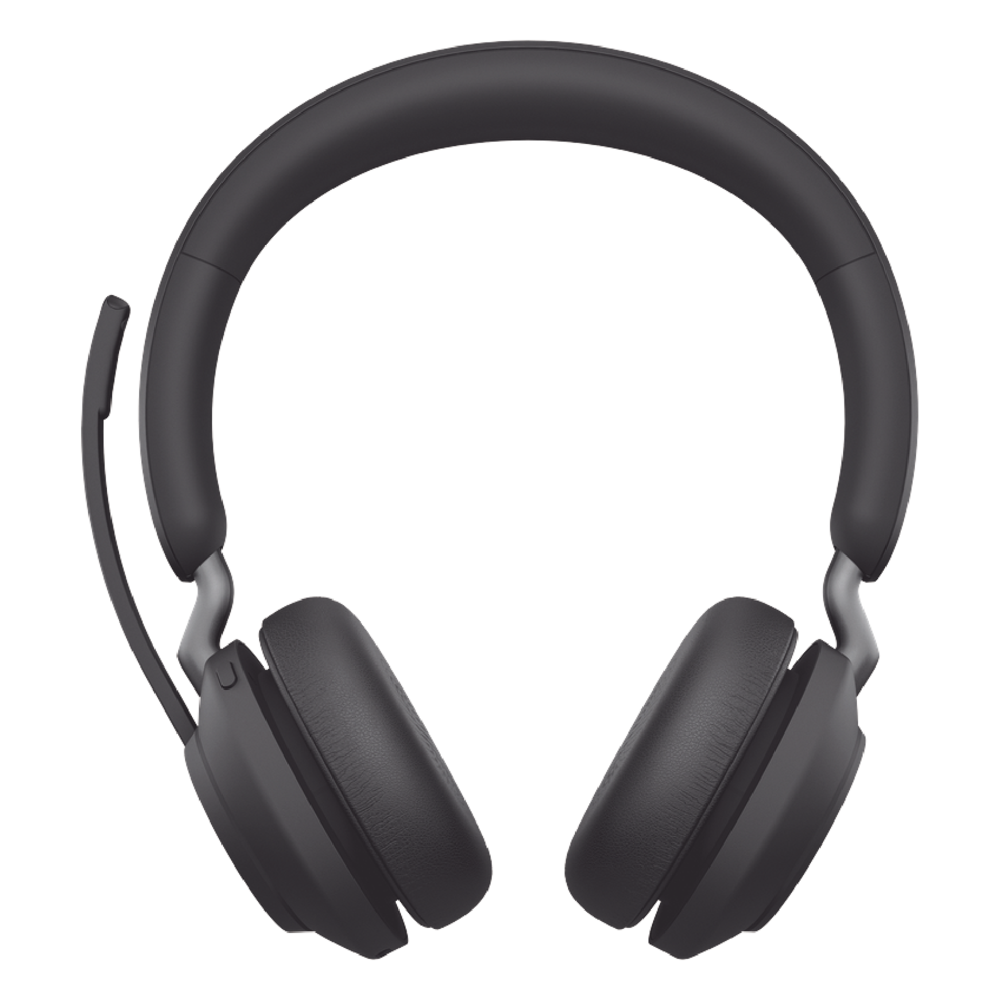 Auricular Inalámbrico Profesional / Bluetooth 5.0 / USB-A / Cancelación Activa de Ruido / Autonomía 37 h / Micrófonos MEMS Triples / Busylight Omnidireccional — JABRA · SKU EVOLVE2-65-STEREO-MS-BK-A