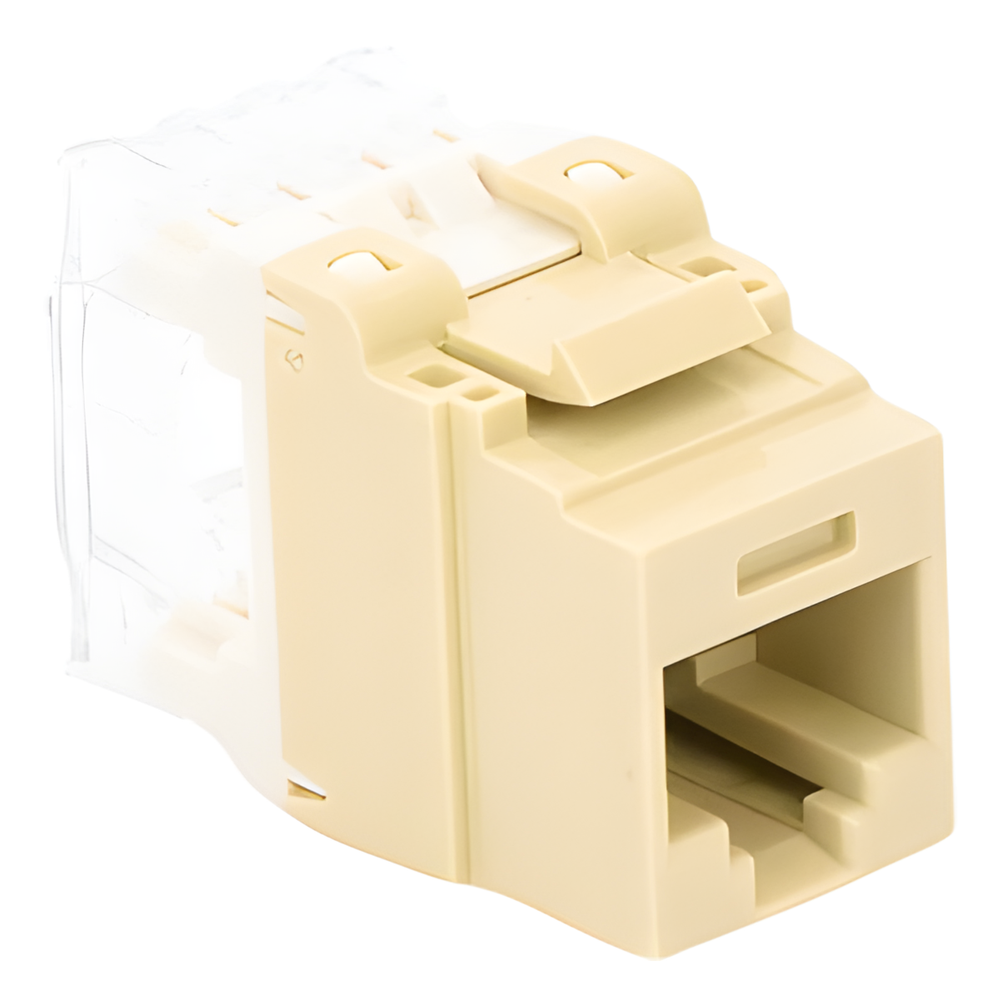 Jack Keystone / Cat 5e / 8P8C / Terminación 110 / Sin Blindaje / Marfil